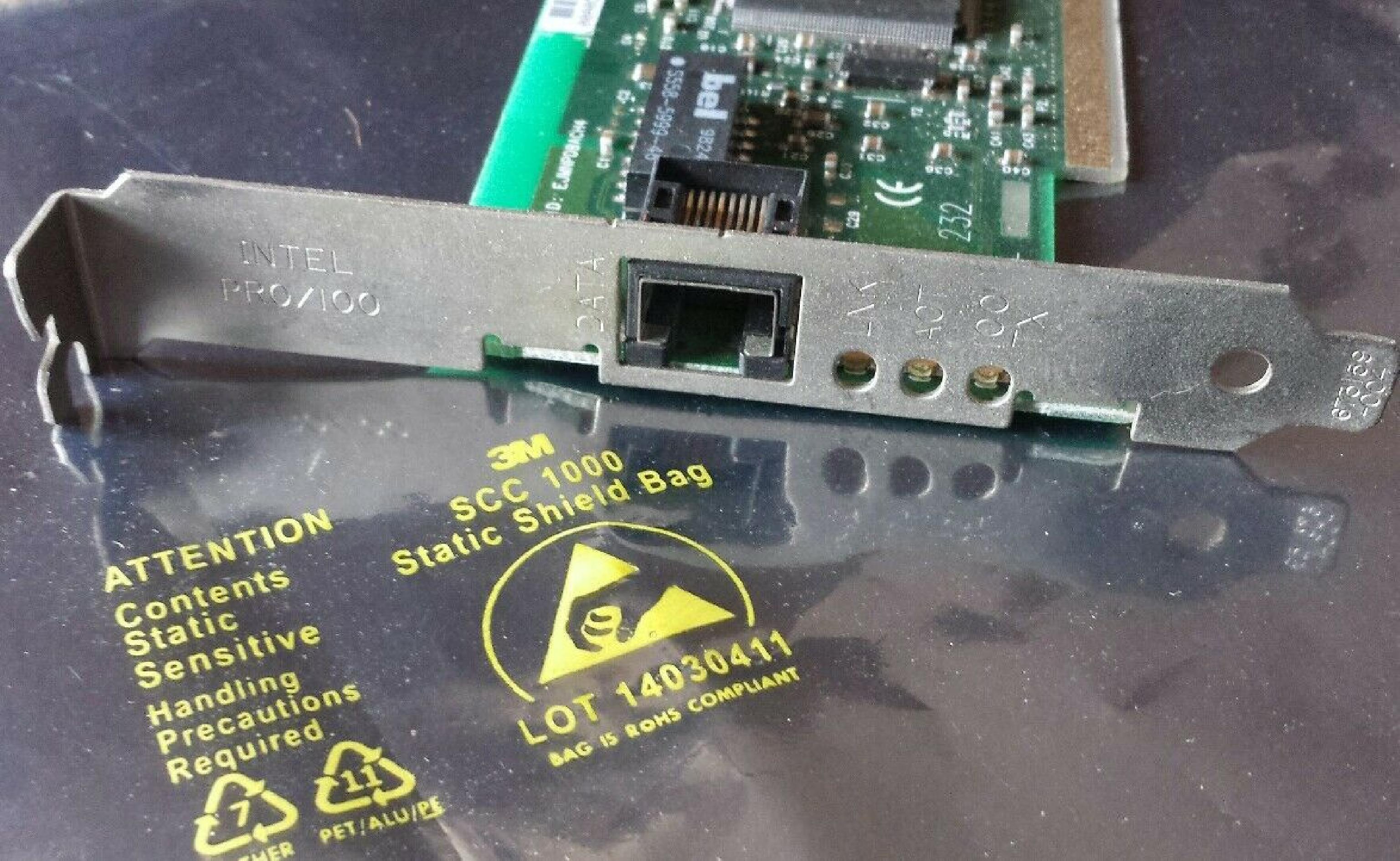 INTEL 689661-004 10/100 ETHERNET CARD PCI NETWORK NIC PRO 100 TX