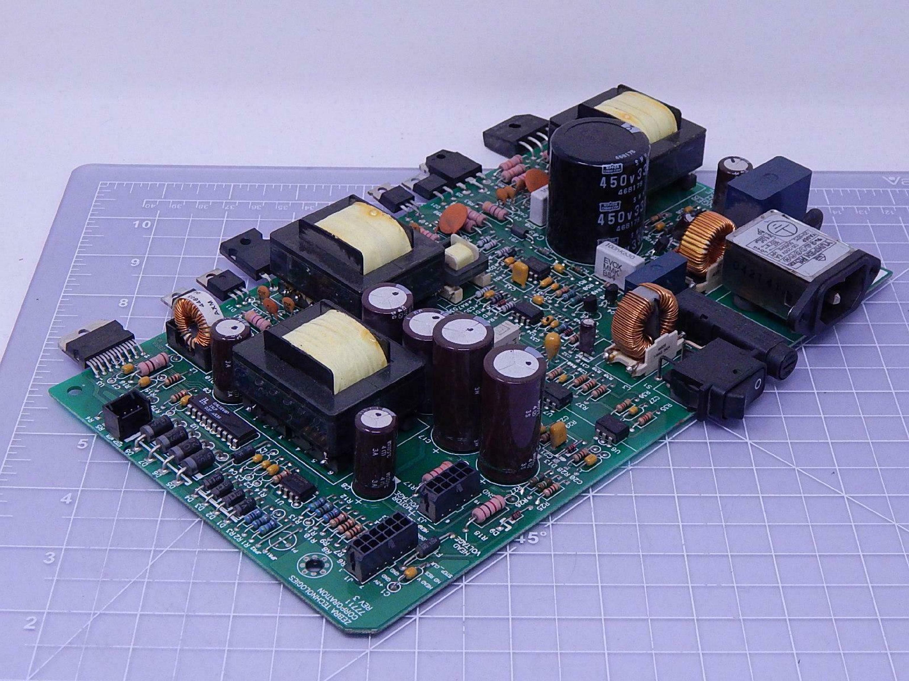 ZEBRA TECHNOLOGIES 77711 POWER SUPPLY PCB FOR ZEBRA Z4MPLUS PRINTER