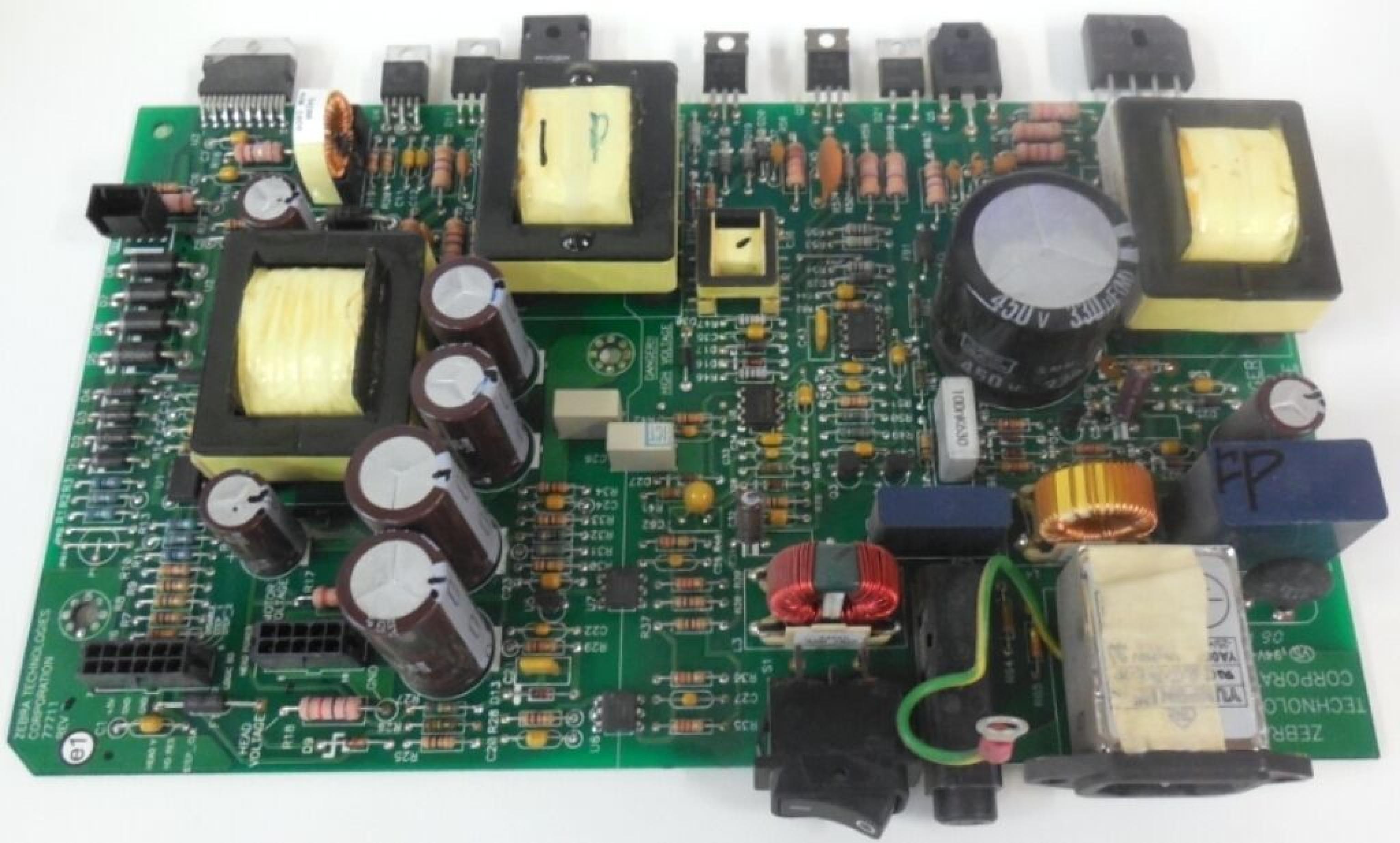 ZEBRA TECHNOLOGIES 77711-000 POWER SUPPLY PCB FOR ZEBRA Z4MPLUS PRINTER