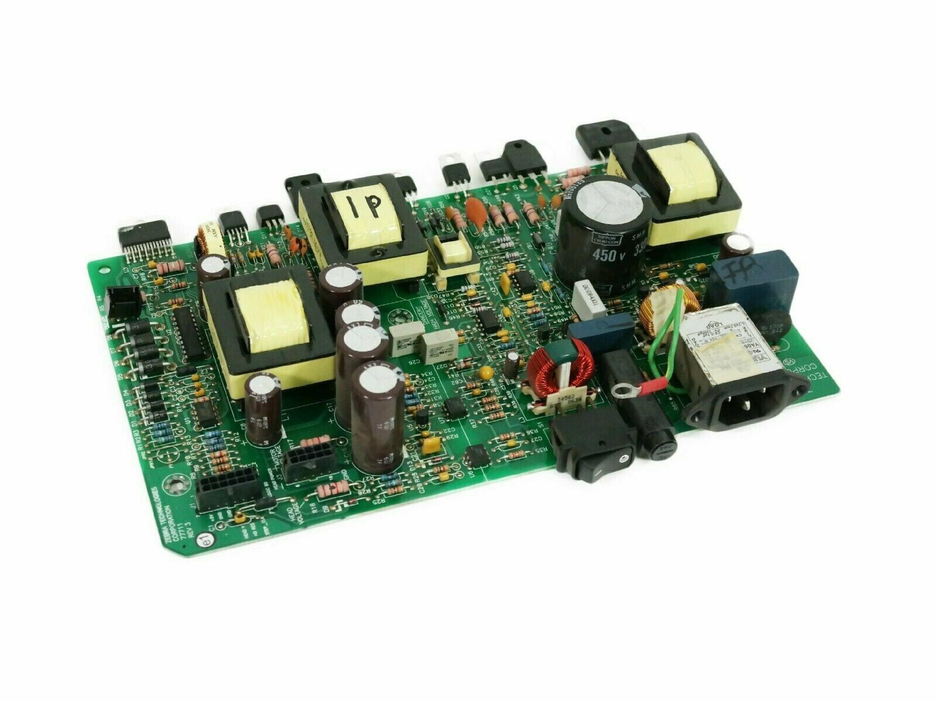 ZEBRA TECHNOLOGIES 77711-000 POWER SUPPLY PCB FOR ZEBRA Z4MPLUS PRINTER