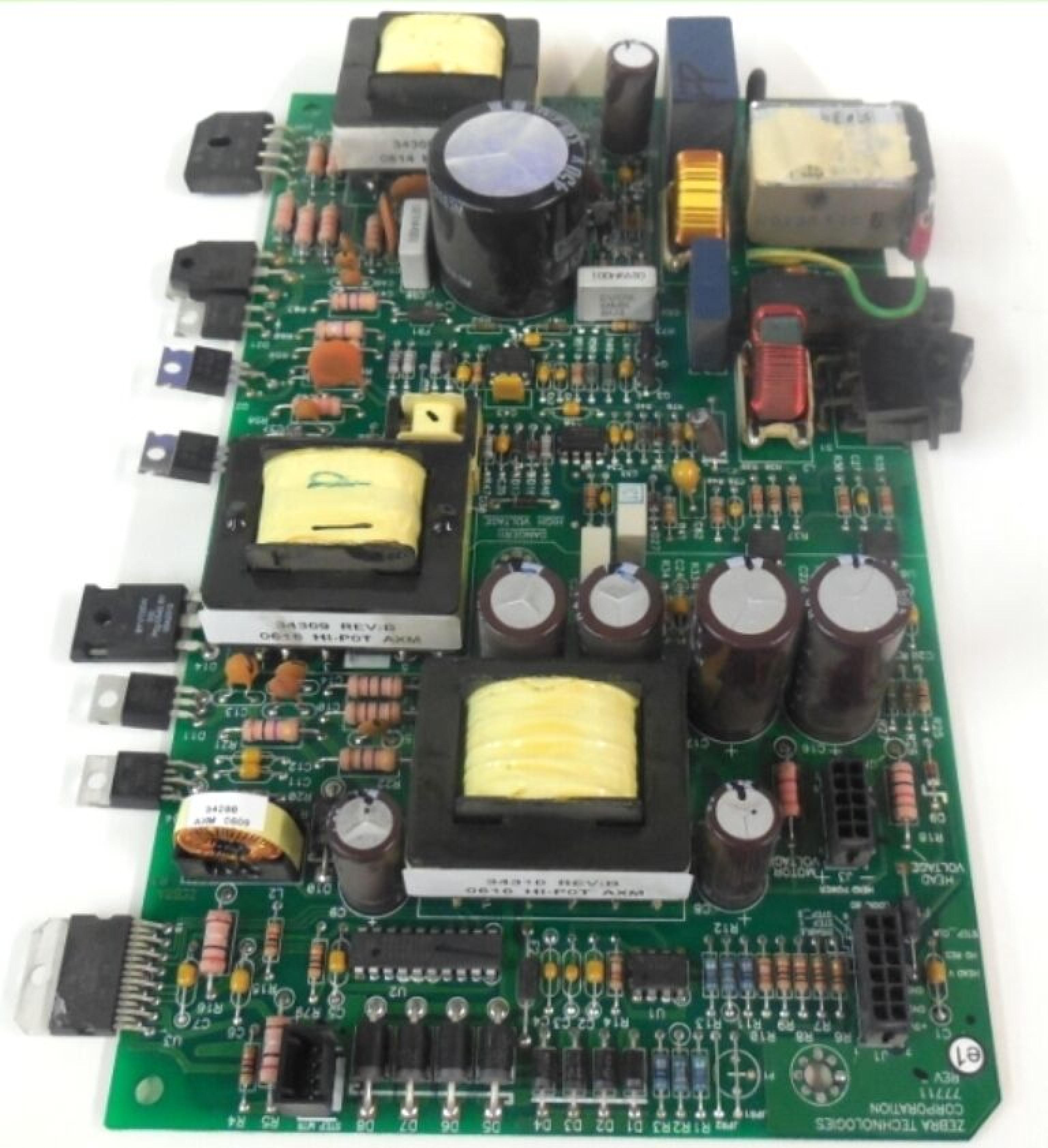 ZEBRA TECHNOLOGIES 77711-000 POWER SUPPLY PCB FOR ZEBRA Z4MPLUS PRINTER