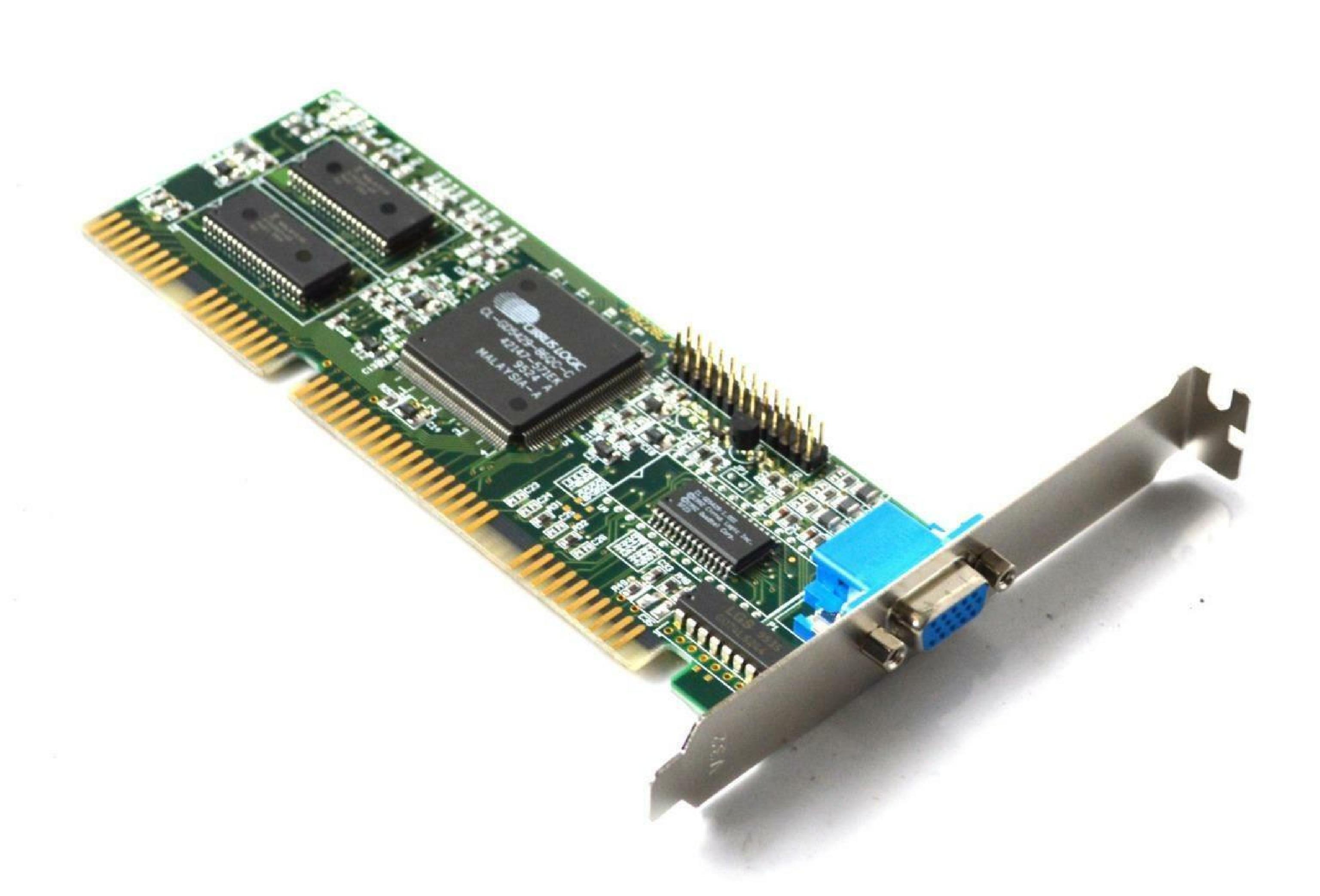 CIRRUS LOGIC KY2-JAX-CVGA541B ISA VGA CARD CL-GD5429-86QC-C