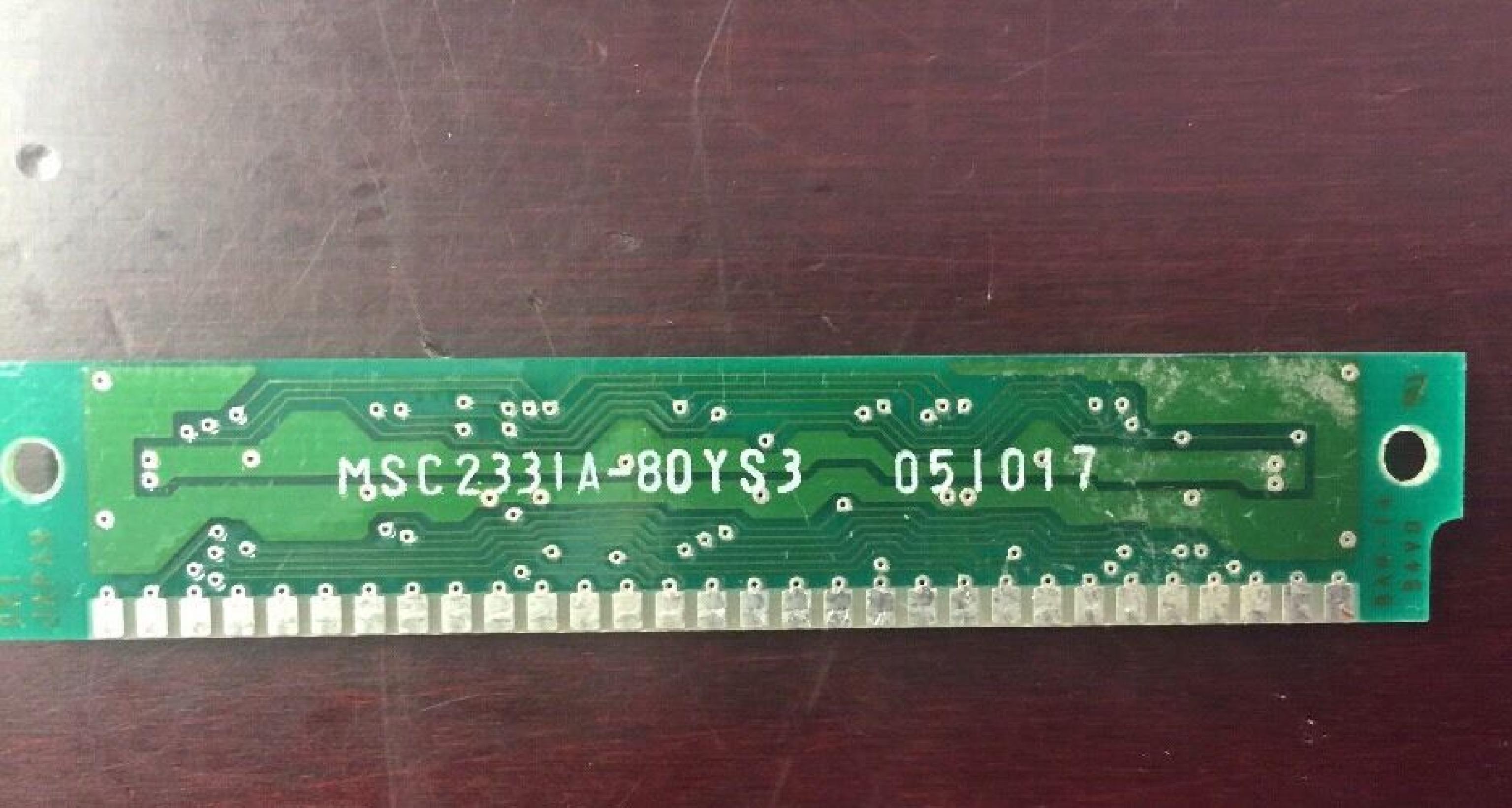 OKI MSC2331A-80YS3 256K 30PIN SIMM 80NS 3CHIP