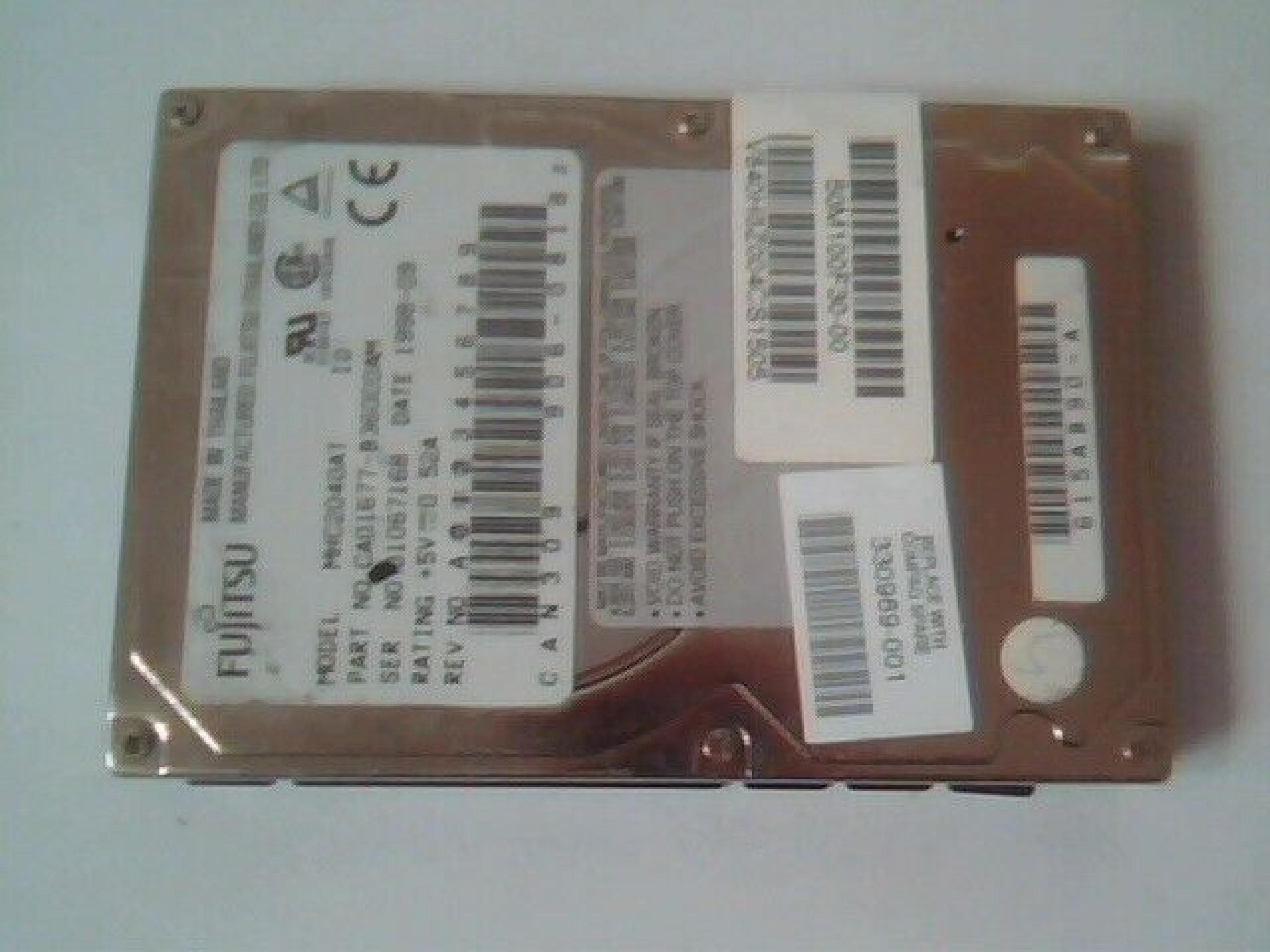 FUJITSU MHC2040AT 4GB 2.5 INCH DRIVE CAN309 403-0818Z 4130540-A