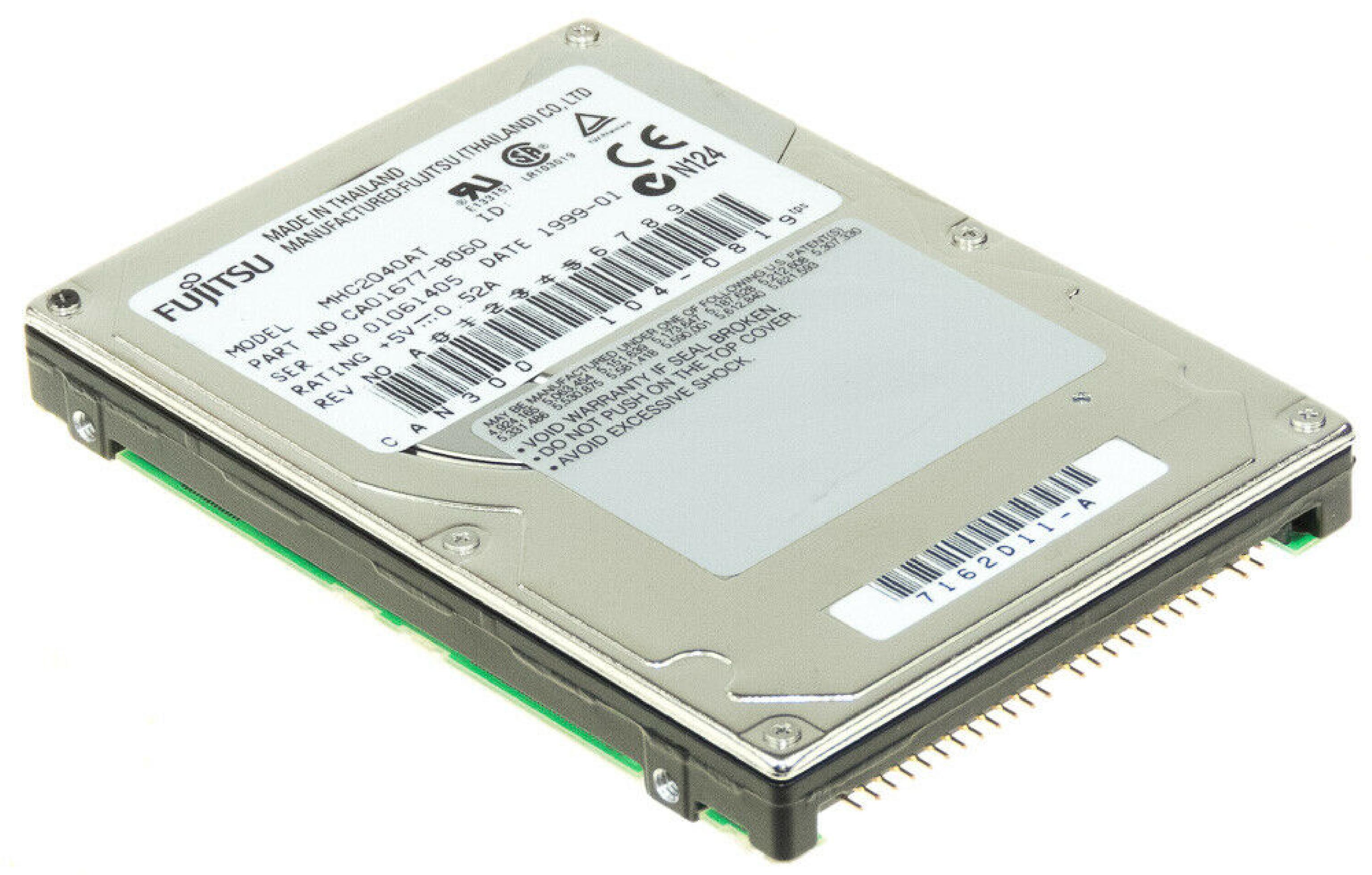 FUJITSU MHC2040AT 4GB 2.5 INCH DRIVE CAN309 403-0818Z 4130540-A