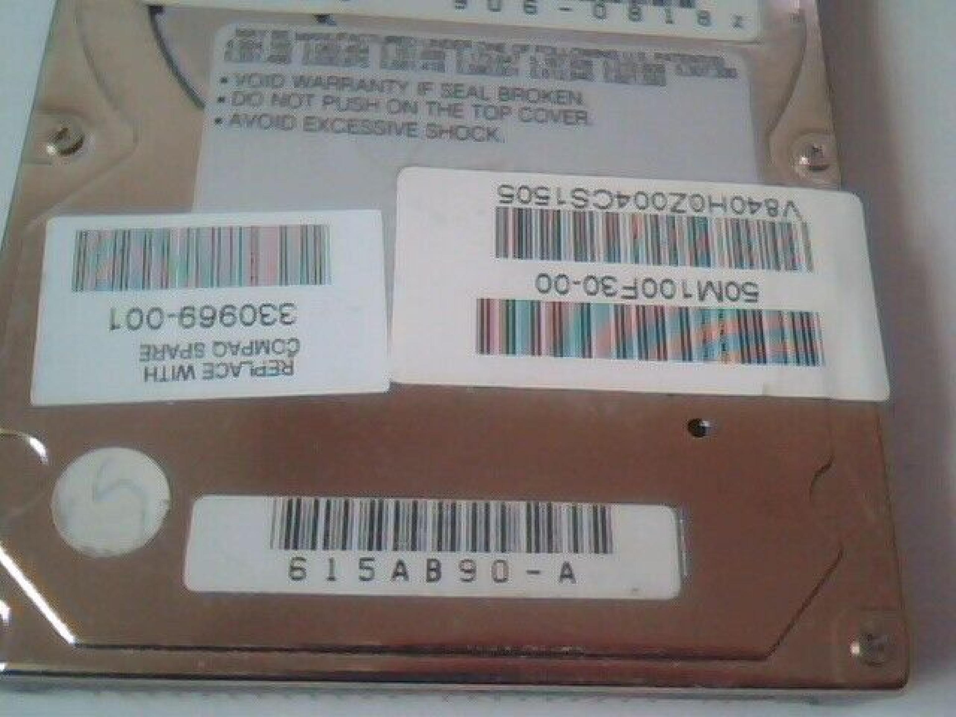 FUJITSU CA01677-B36000AM 4GB 2.5 INCH DRIVE CAN309 403-0818Z 4130540-A