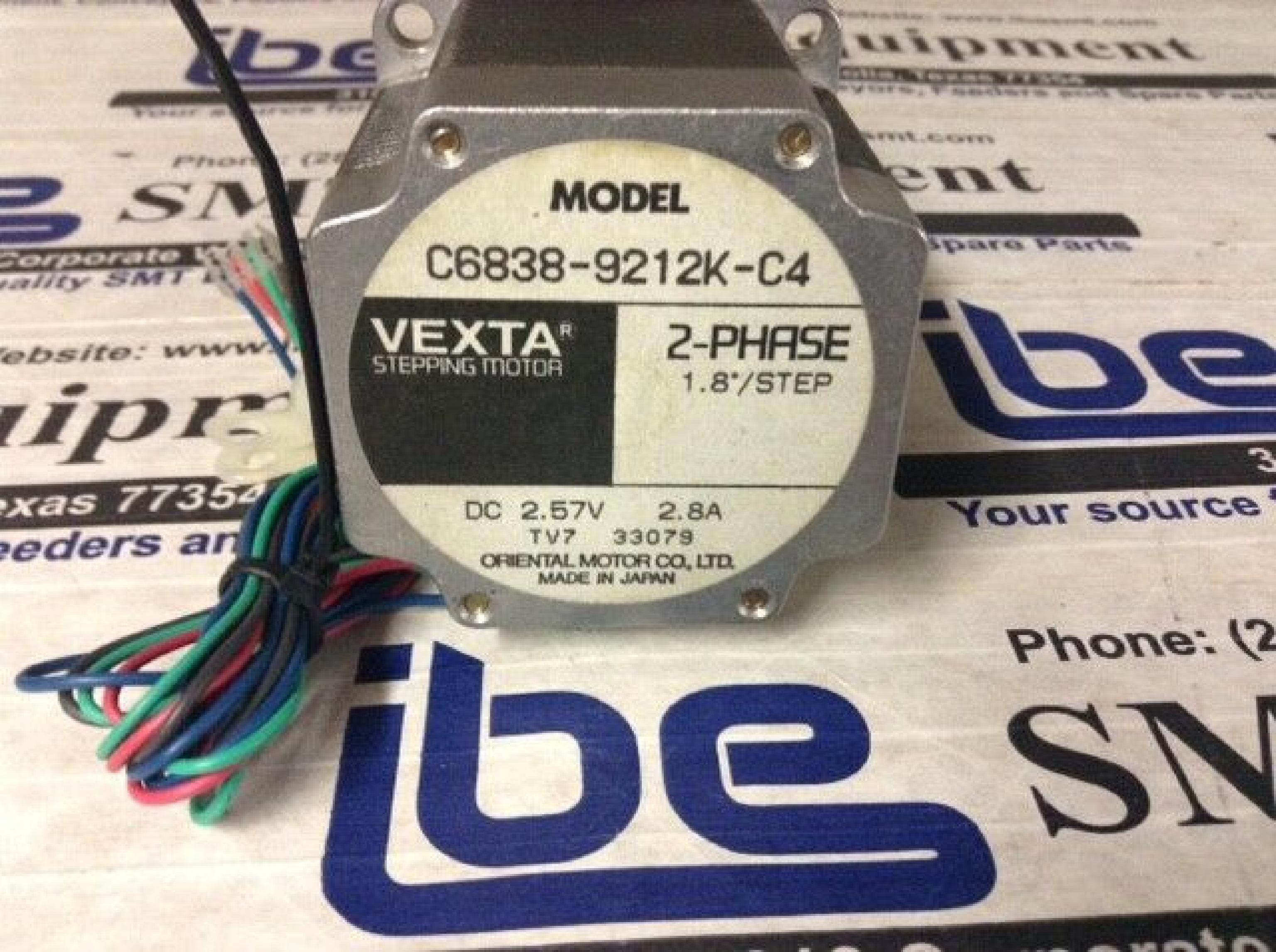 VEXTA C6838-9212K-C4 2 PHASE STEPPING MOTOR