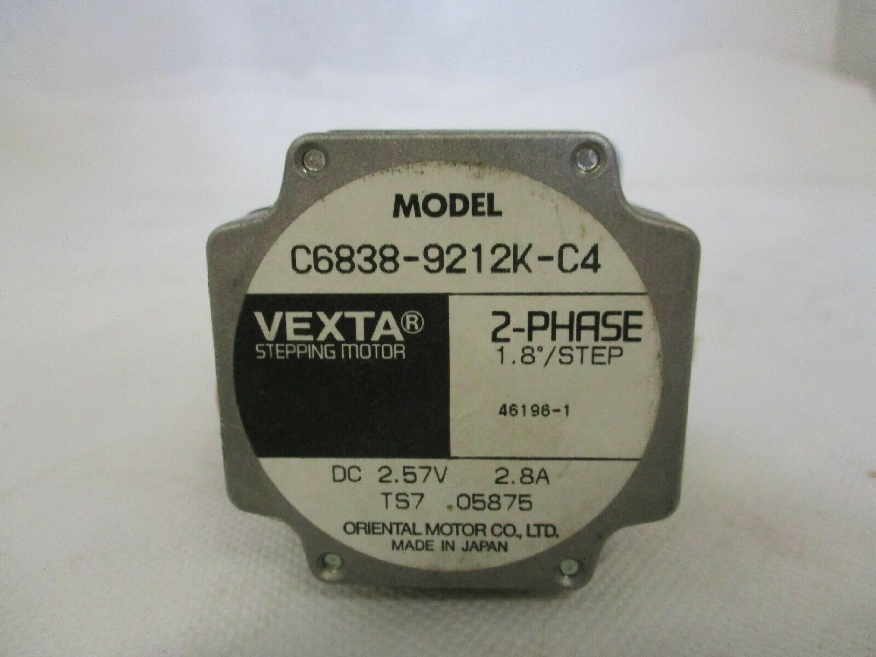 VEXTA C6838-9212K-C4 2 PHASE STEPPING MOTOR