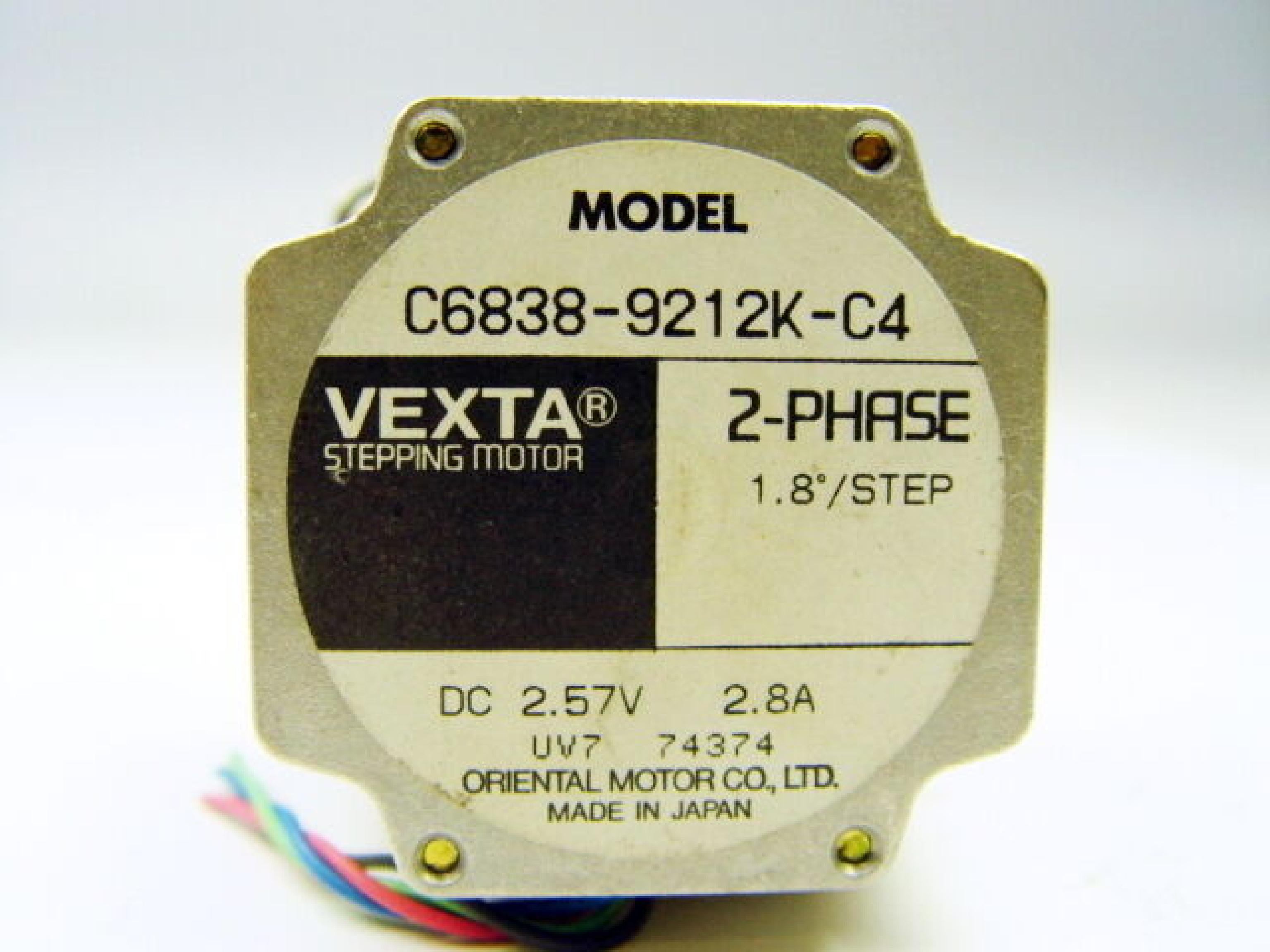 VEXTA C6838-9212K-C4 2 PHASE STEPPING MOTOR