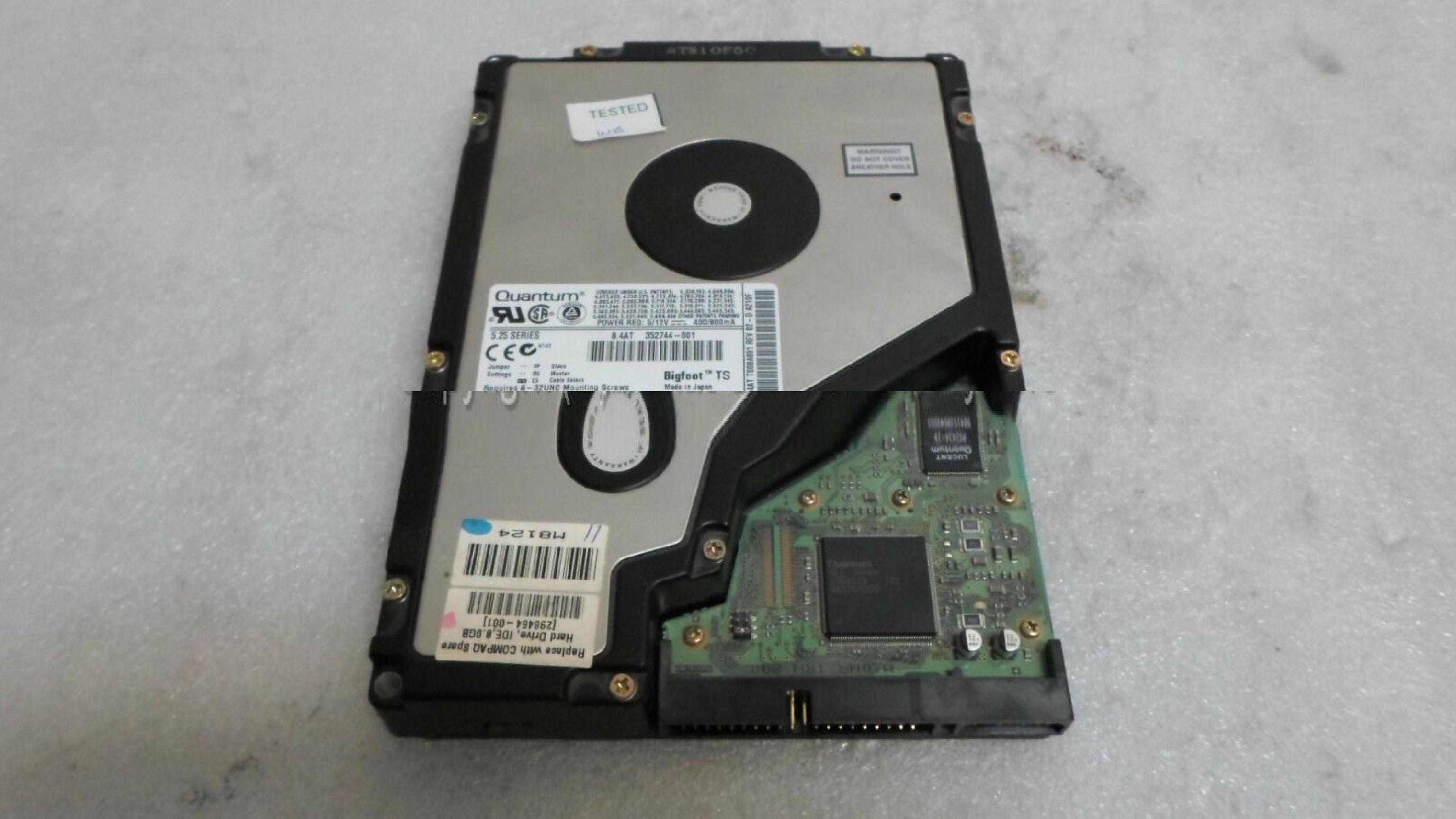 COMPAQ / HEWLETT PACKARD / HP TS08A891 8.4GB BIGFOOT TS IDE DRIVE