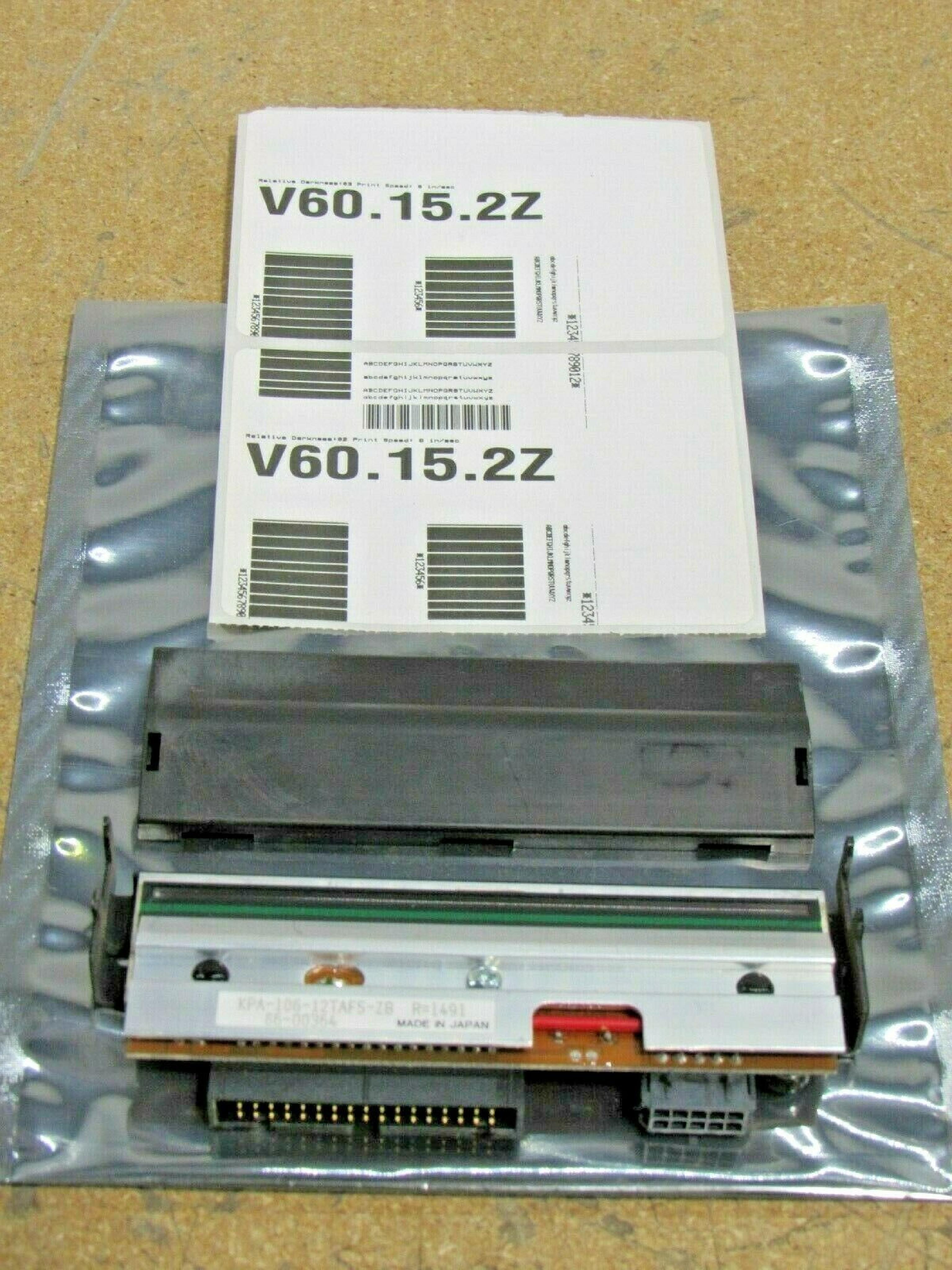 ZEBRA KPA-106-12TAF5-ZB THERMAL PRINTHEAD FOR LABEL PRINTER