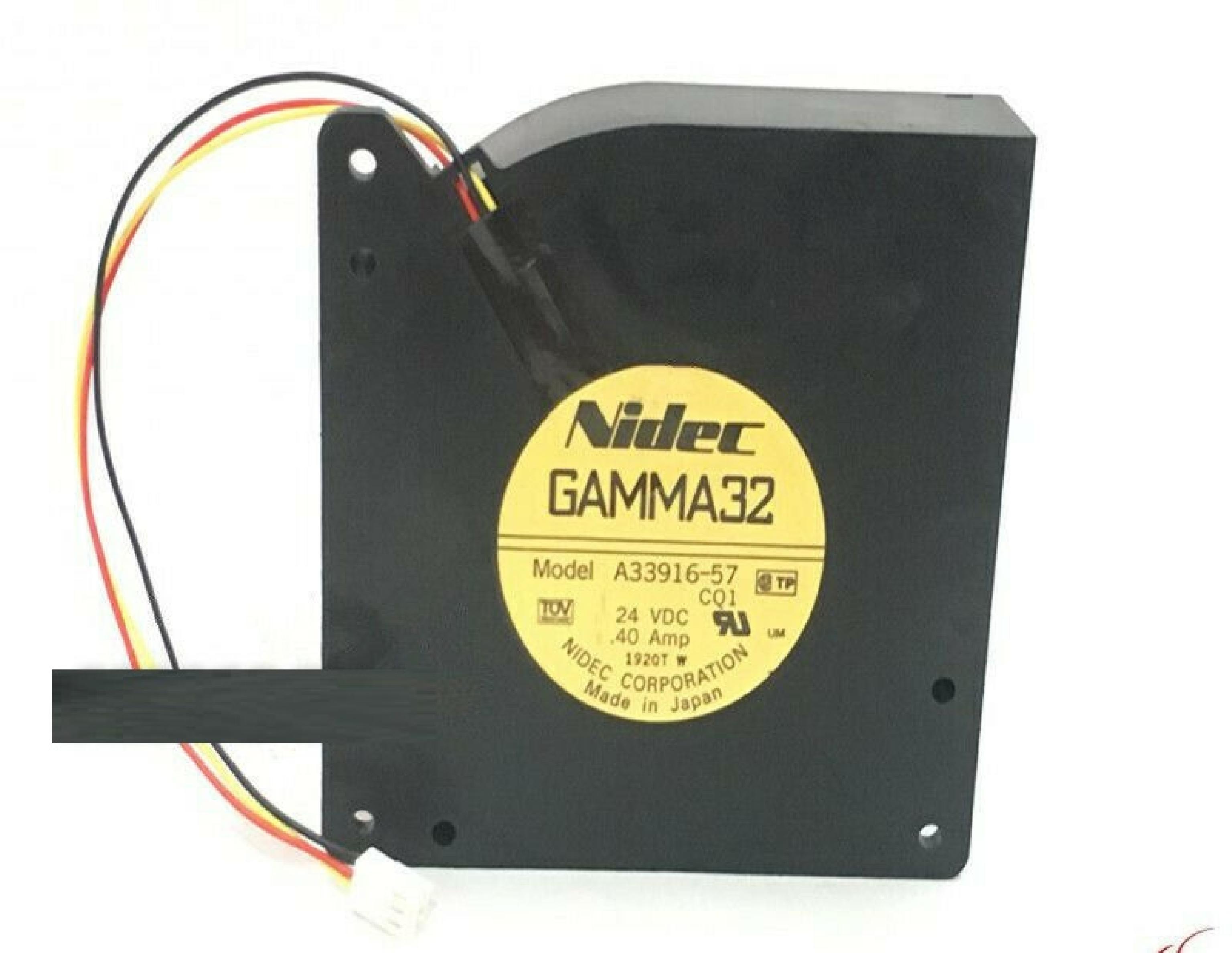 NIDEC A33916-57 COMPAQ FAN ASSEMBLY 24VDC .40AMP GAMMA32 DC BRUSHLESS