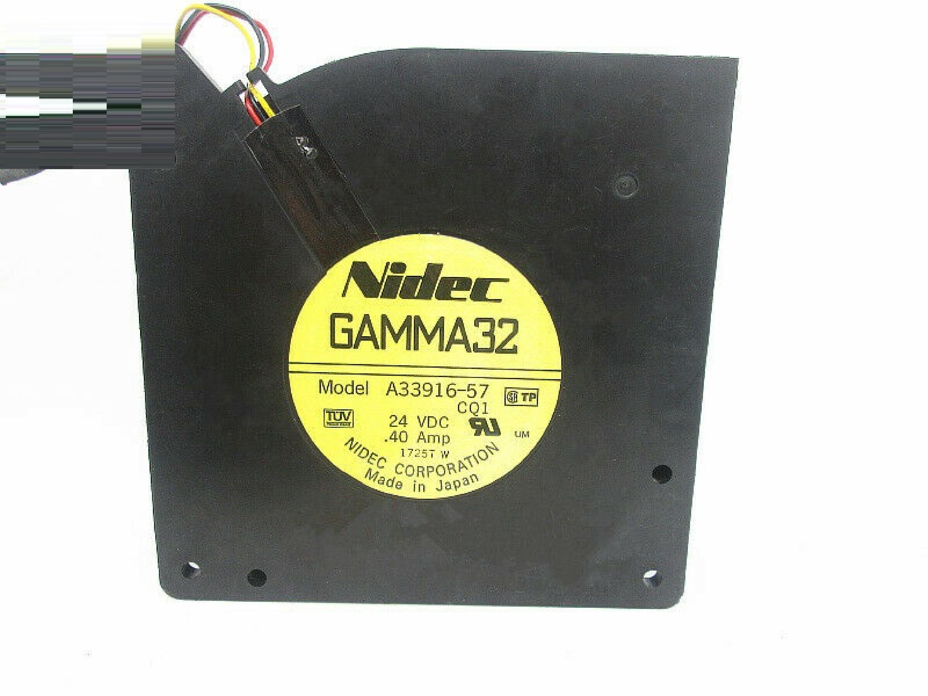 NIDEC A33916-57 COMPAQ FAN ASSEMBLY 24VDC .40AMP GAMMA32 DC BRUSHLESS