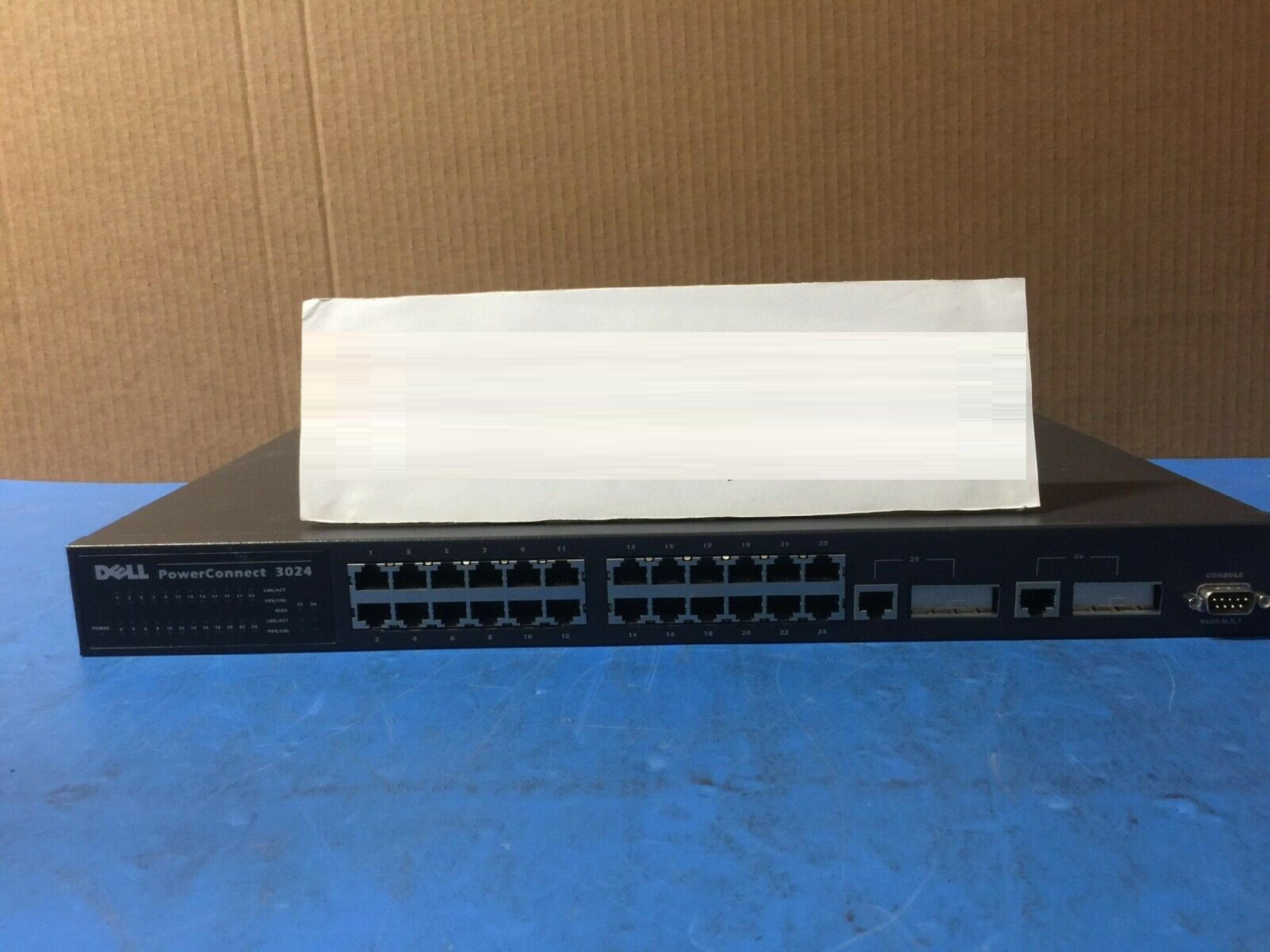 DELL 2W513 POWERCONNECT 3024 10/100 24 PORT SWITCH