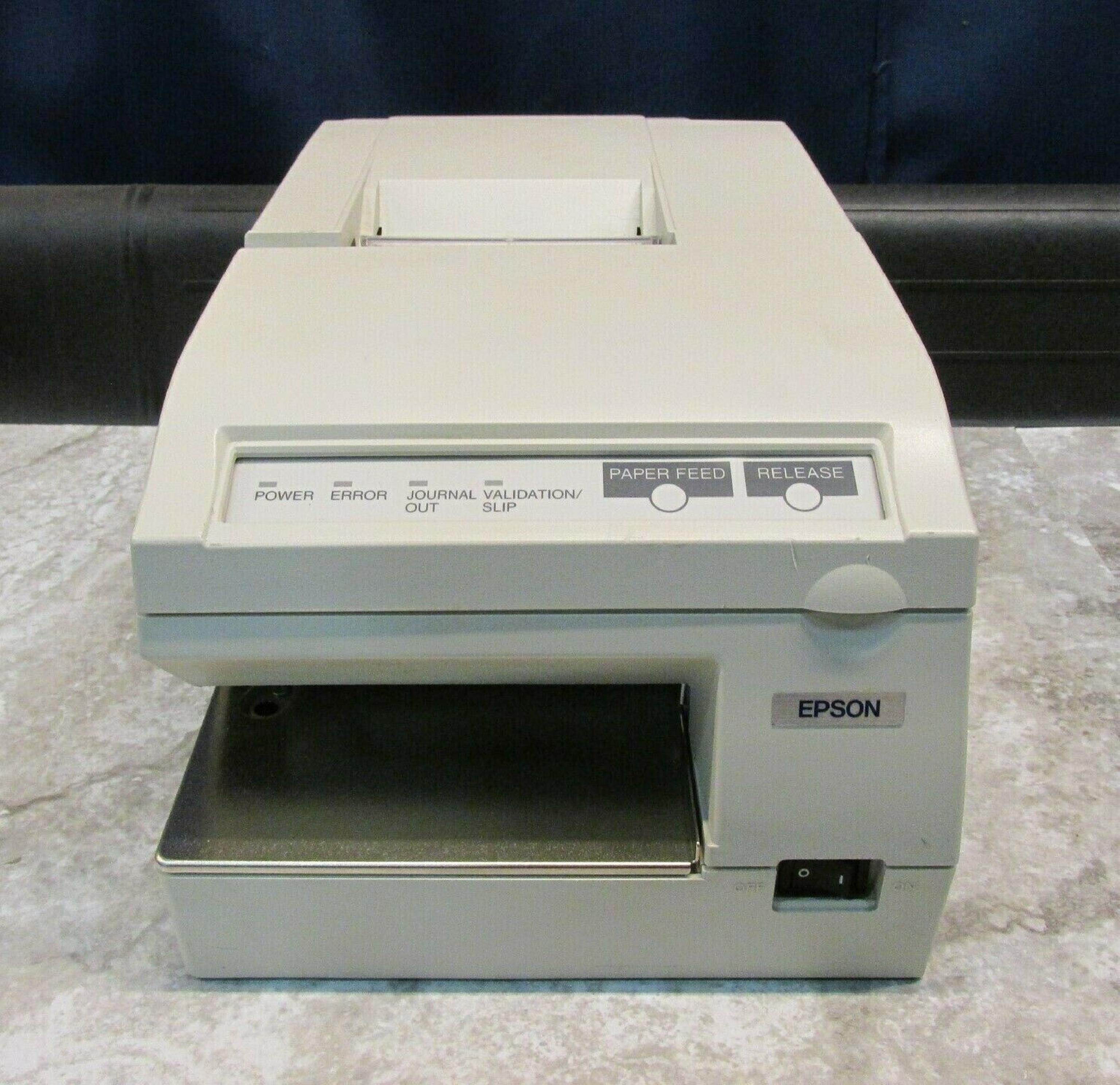 EPSON TM-U375 TESTED GOOD - MULTIFUNCTION RECEIPT PRINTER W/O POWER SUPPLY OR CONSUMABLES