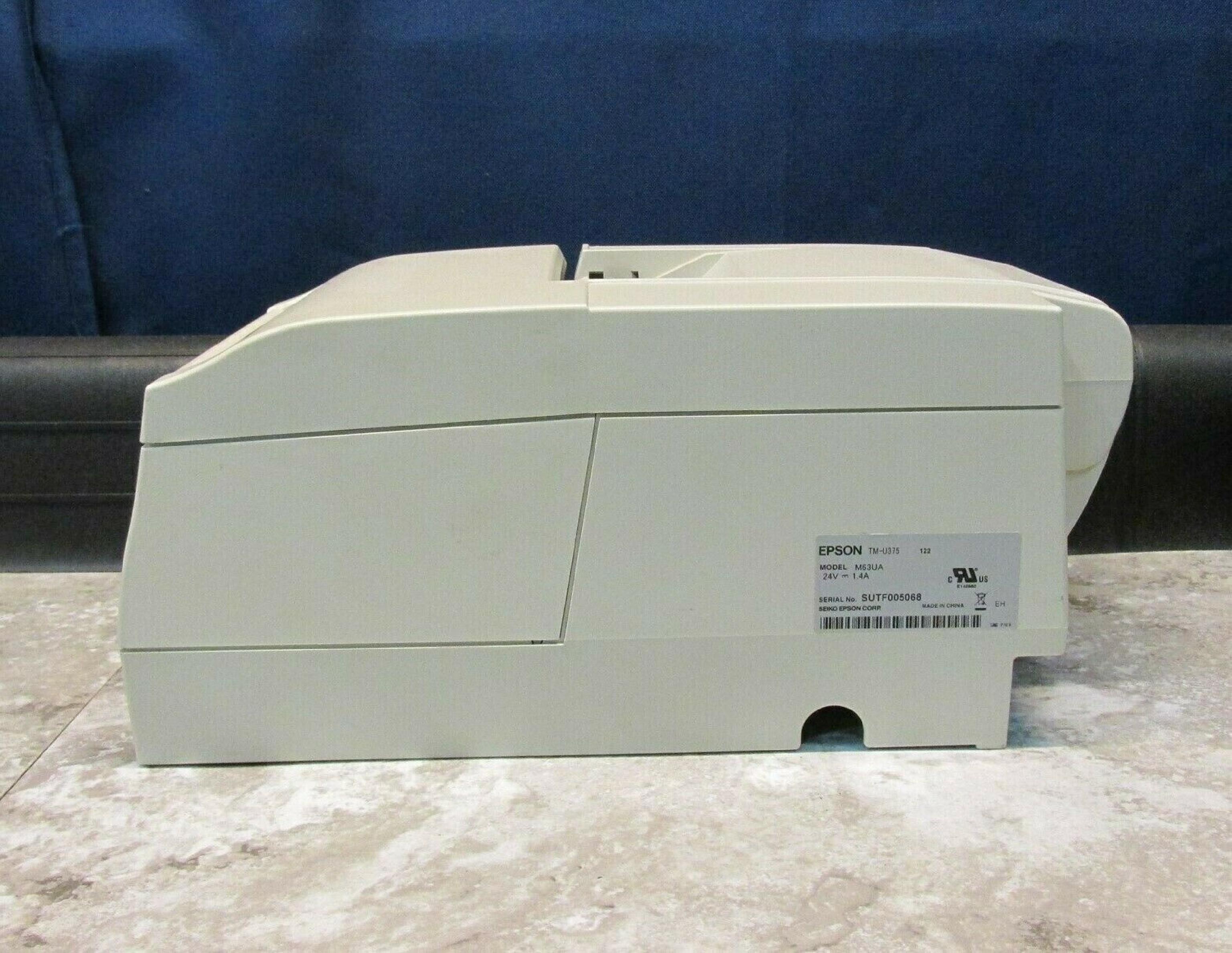 EPSON TM-U375 TESTED GOOD - MULTIFUNCTION RECEIPT PRINTER W/O POWER SUPPLY OR CONSUMABLES