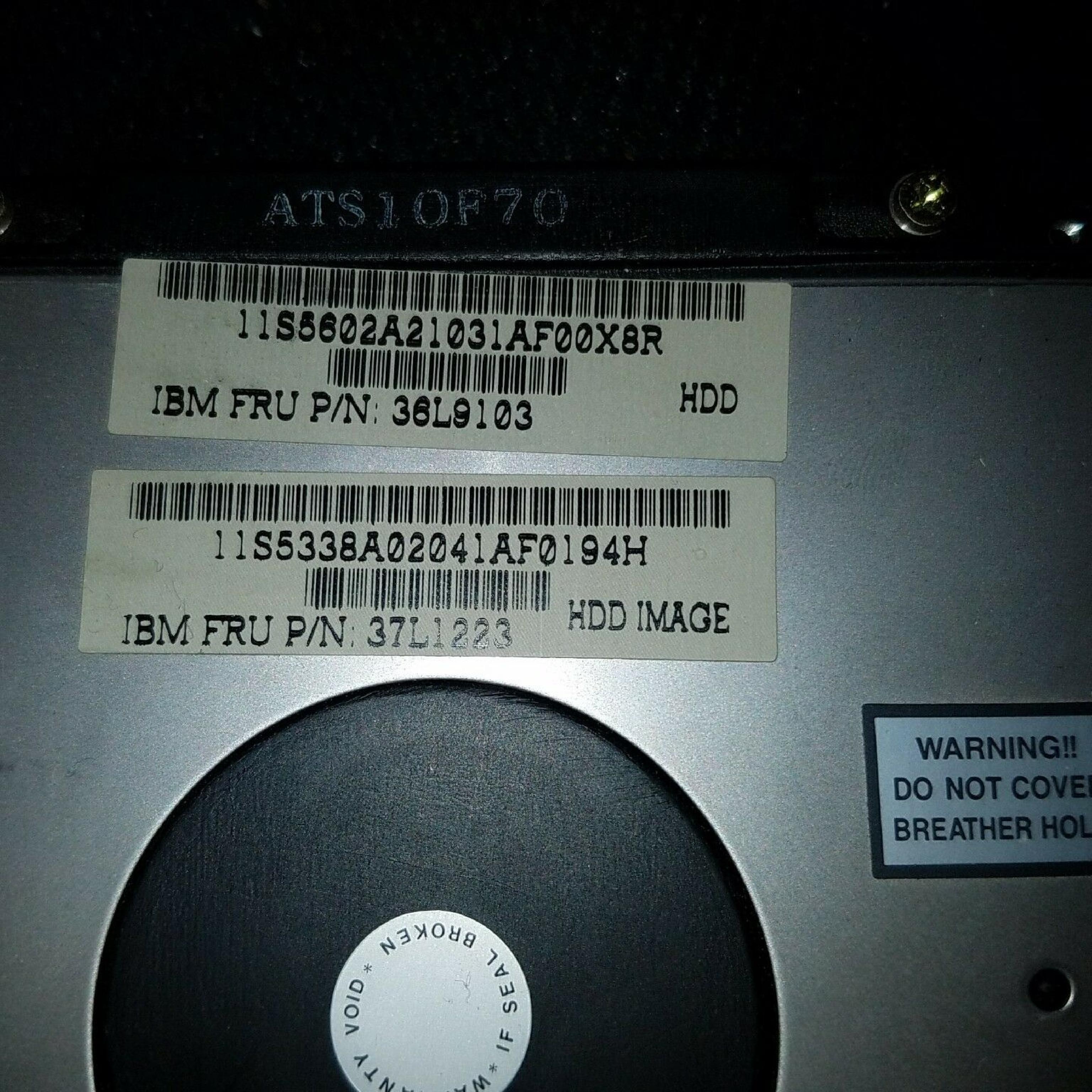 QUANTUM TS12A011 12.7GB IDE DRIVE BIGFOOT REV 02-E