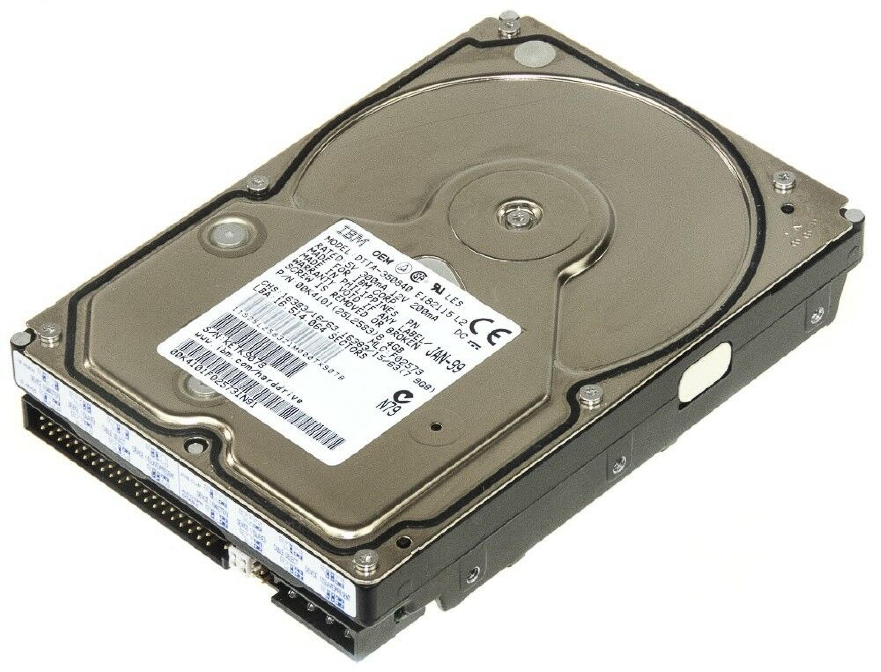 IBM 00K4101 8.4GB IDE DRIVE MCL:F02573 OCT-98