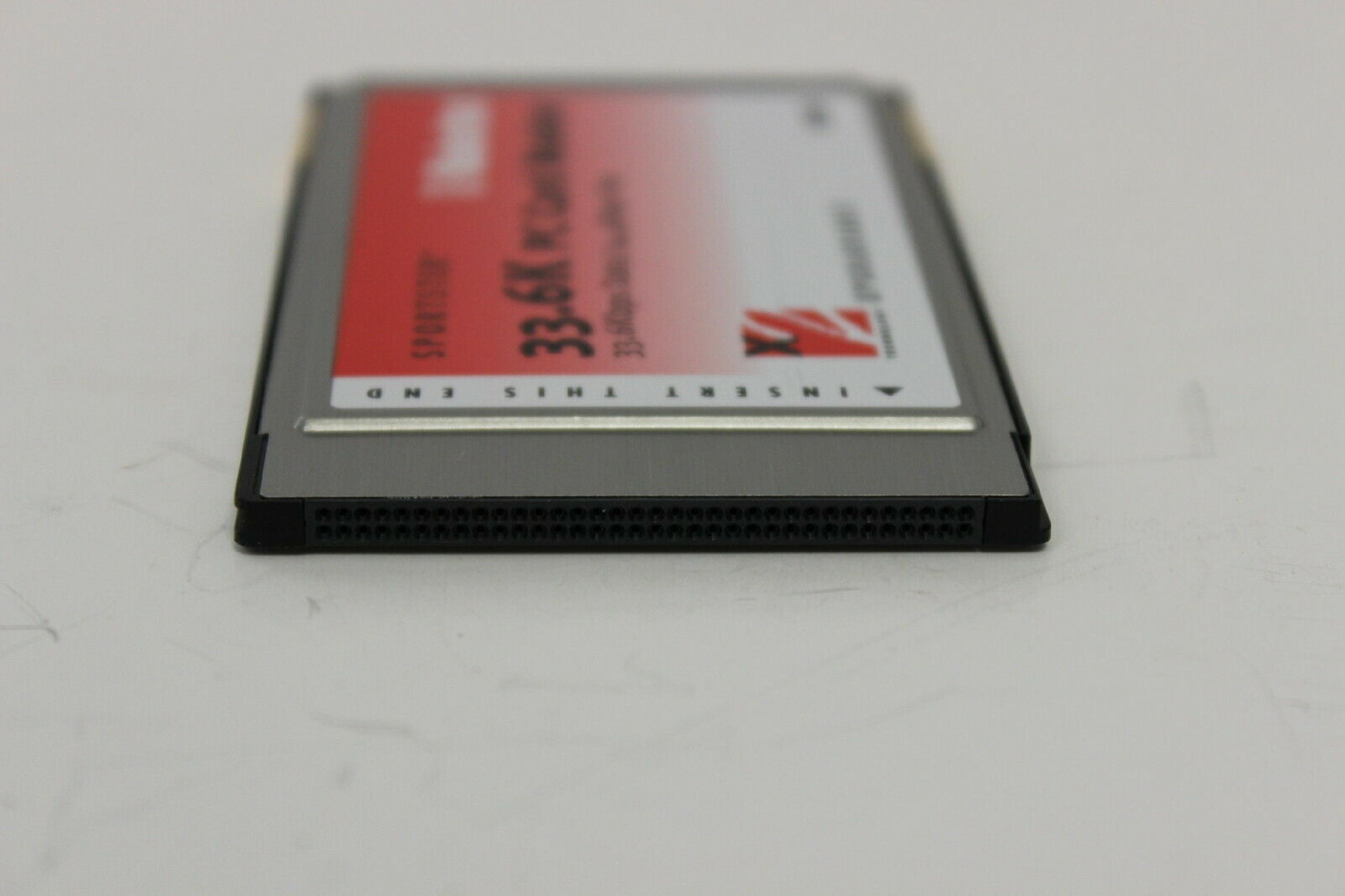 US ROBOTICS / USR SP1336 WITHOUT CABLE, 33.6K PC CARD MODEM 33.6KBPS 14.4KBPS FAX PCMCIA