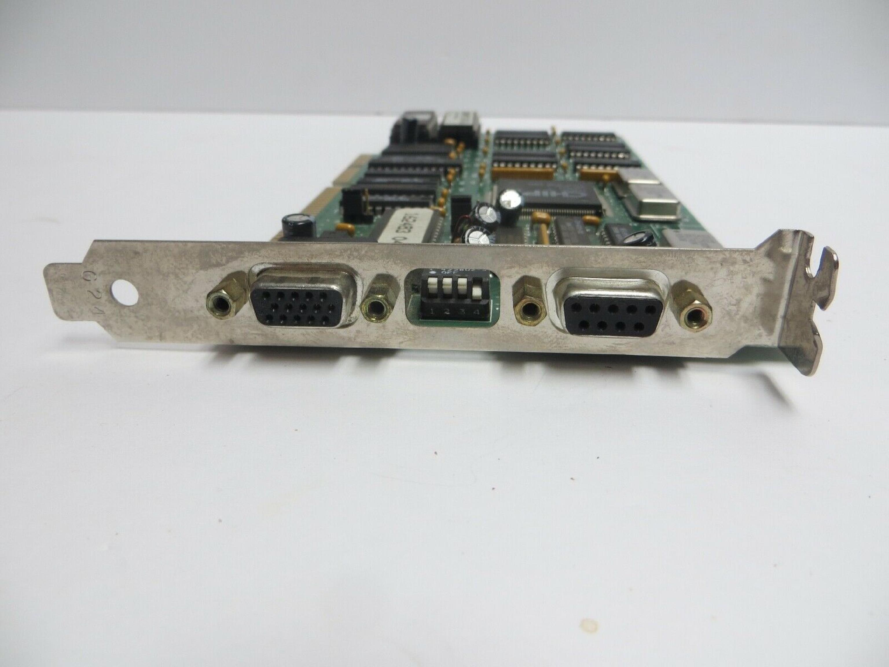 CHIPS AND TECHNOLOGIES GDEVGA512 ISA VIDEO CARD EGA 9PIN, VGA 15PIN