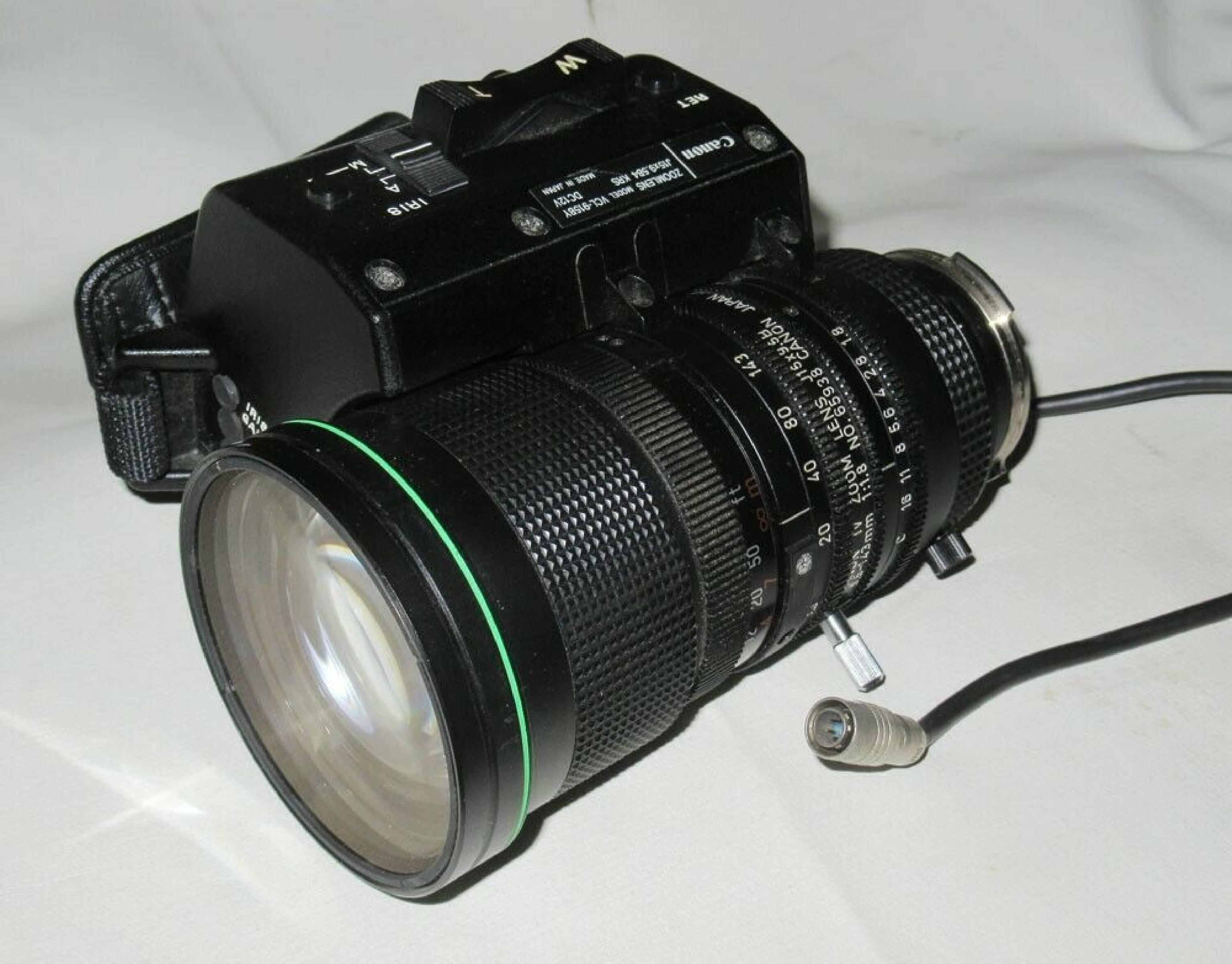 CANON J15X9.5B4 KRS BROADCAST ZOOM LENS J15X9.5B4 1.8 AUTO AND MANUAL IRIS