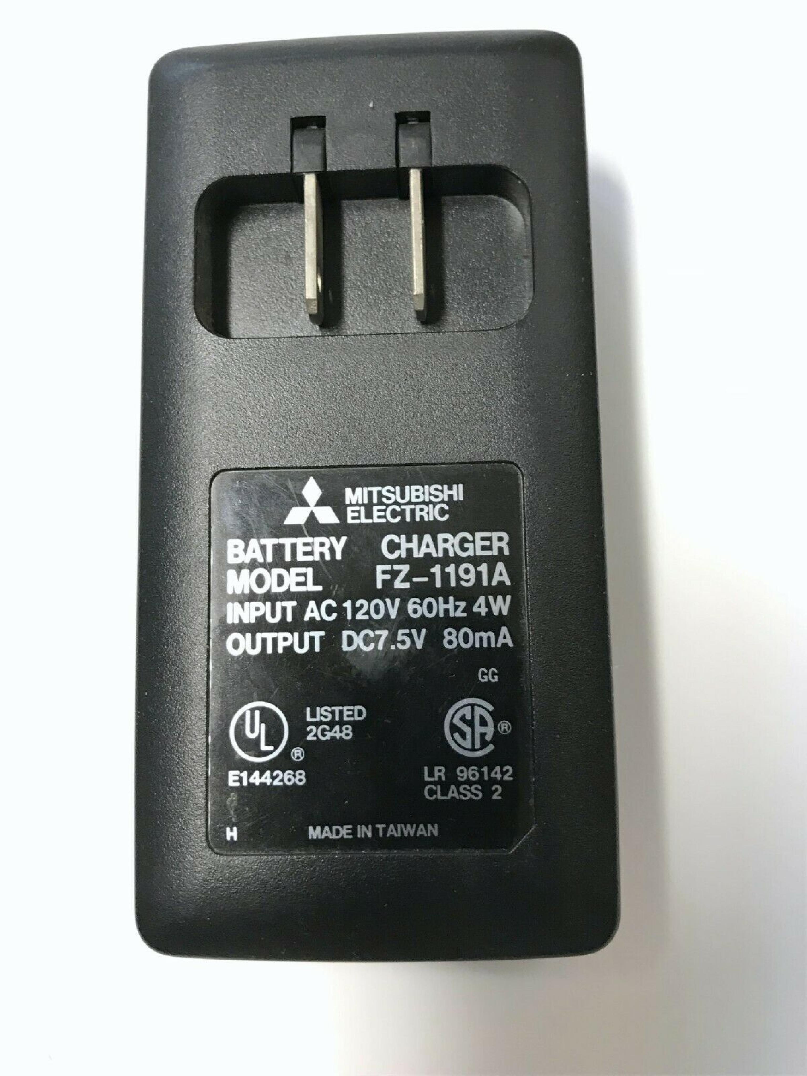 MITSUBISHI FZ-1191A BATTERY CHARGER DC7.5V 80MA