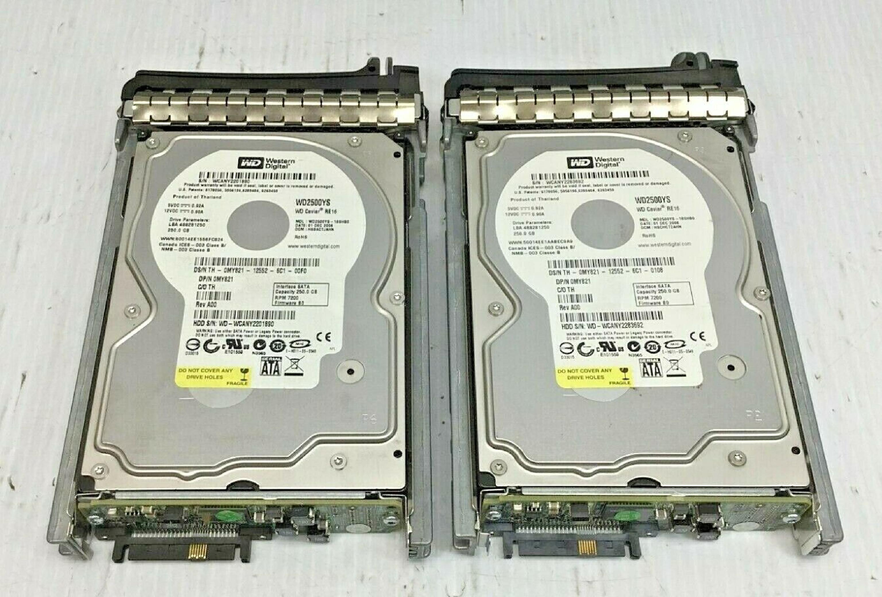 DELL KT960 250GB SATA DRIVE 02 MAY 2007 DCM: HSBHNTJAHN REV A00 LBA: 488281250