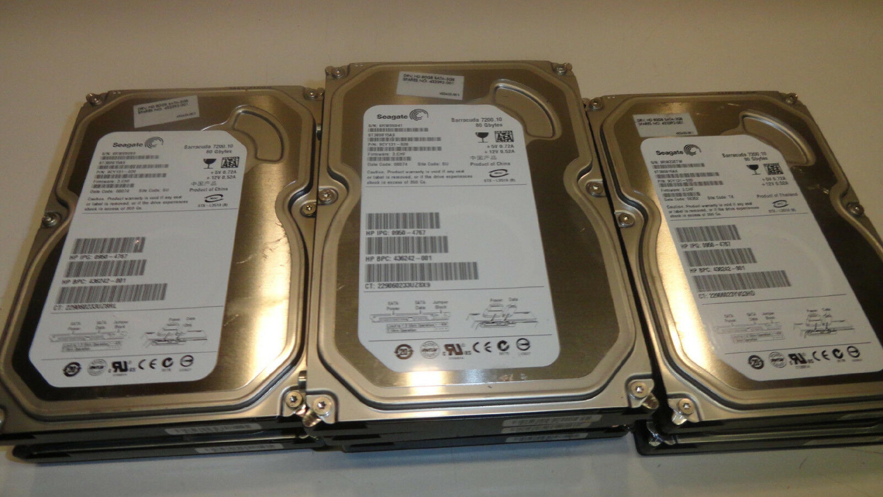 SEAGATE 9CY131-020 80GB SATA DRIVE FIRMWARE 3.CHF DATE 08043 SITE CODE TK