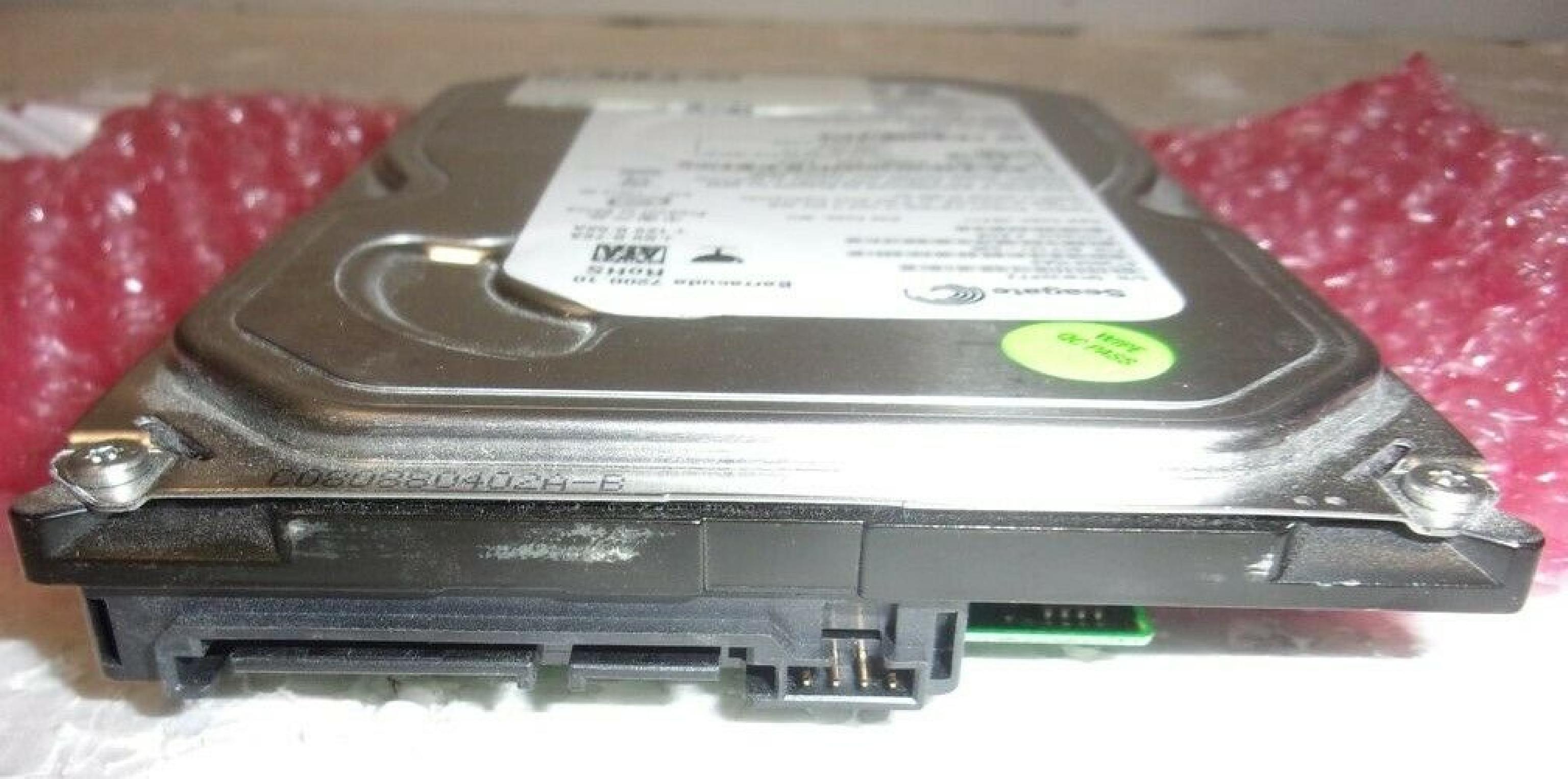 SEAGATE 9CY131-035 80GB SATA DRIVE FIRMWARE 4.ADA DATE 09025 SITE CODE TK