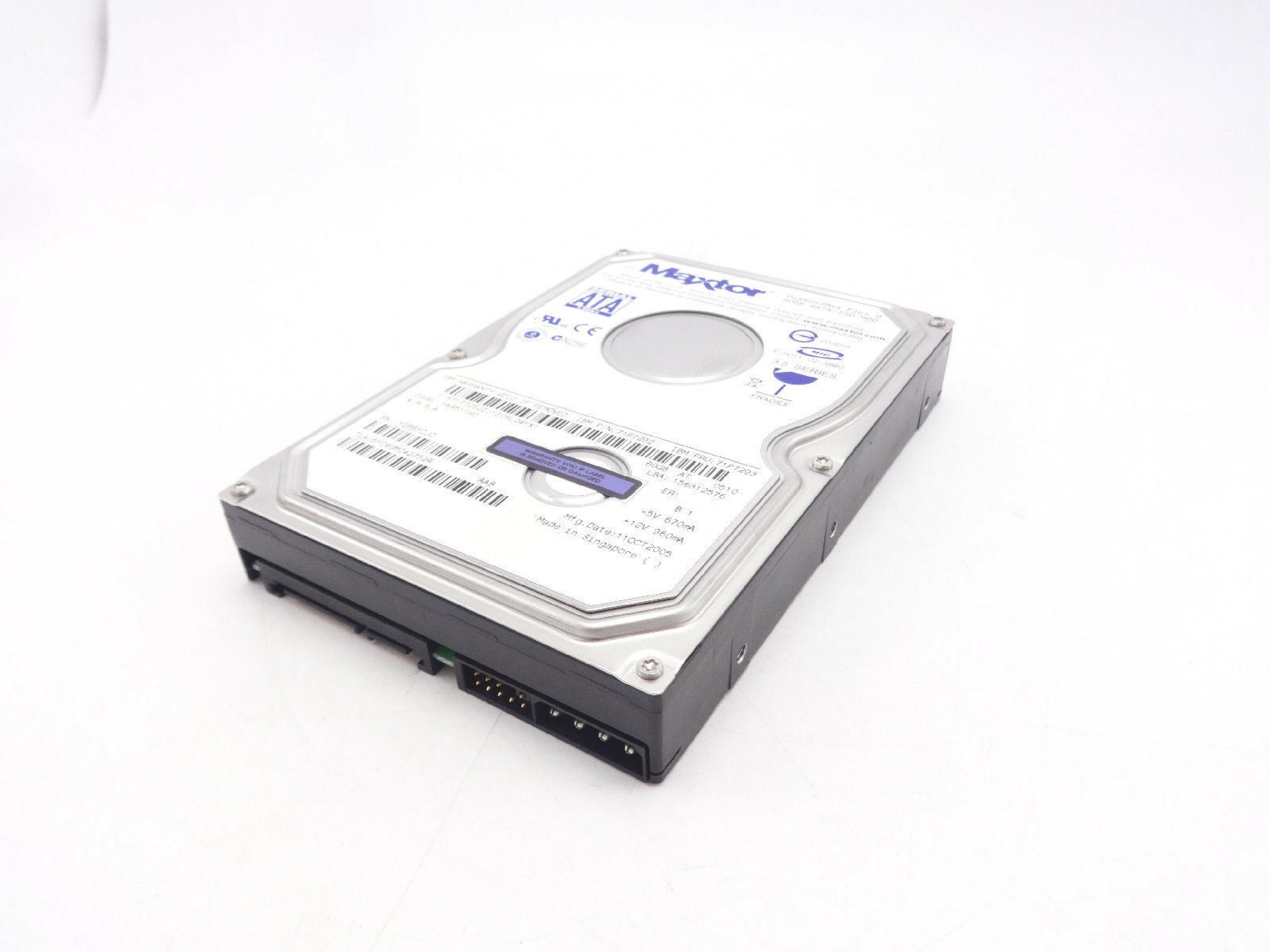 IBM 73P8020 80GB SATA DRIVE CODE: YAR511W0 N,M,G,A DATE: 19FEB2005 LBA: 156312576