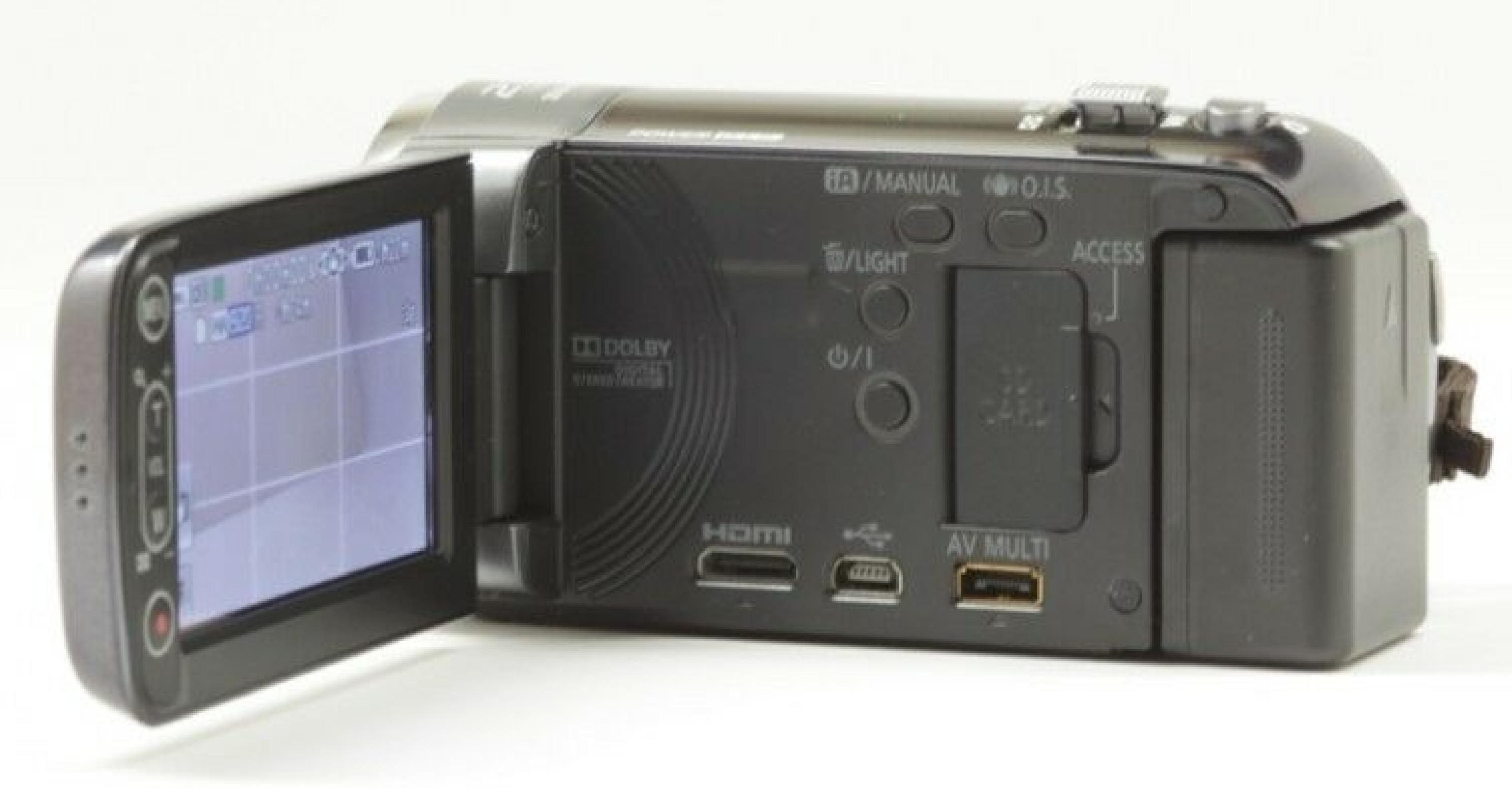 PANASONIC HDC-SDX1 OPEN BOX HD CAMCORDER WITH CHARGER BATTERY CABLES SOFTWARE AND MANUALS - BODY ONLY NO ACCESSORIES