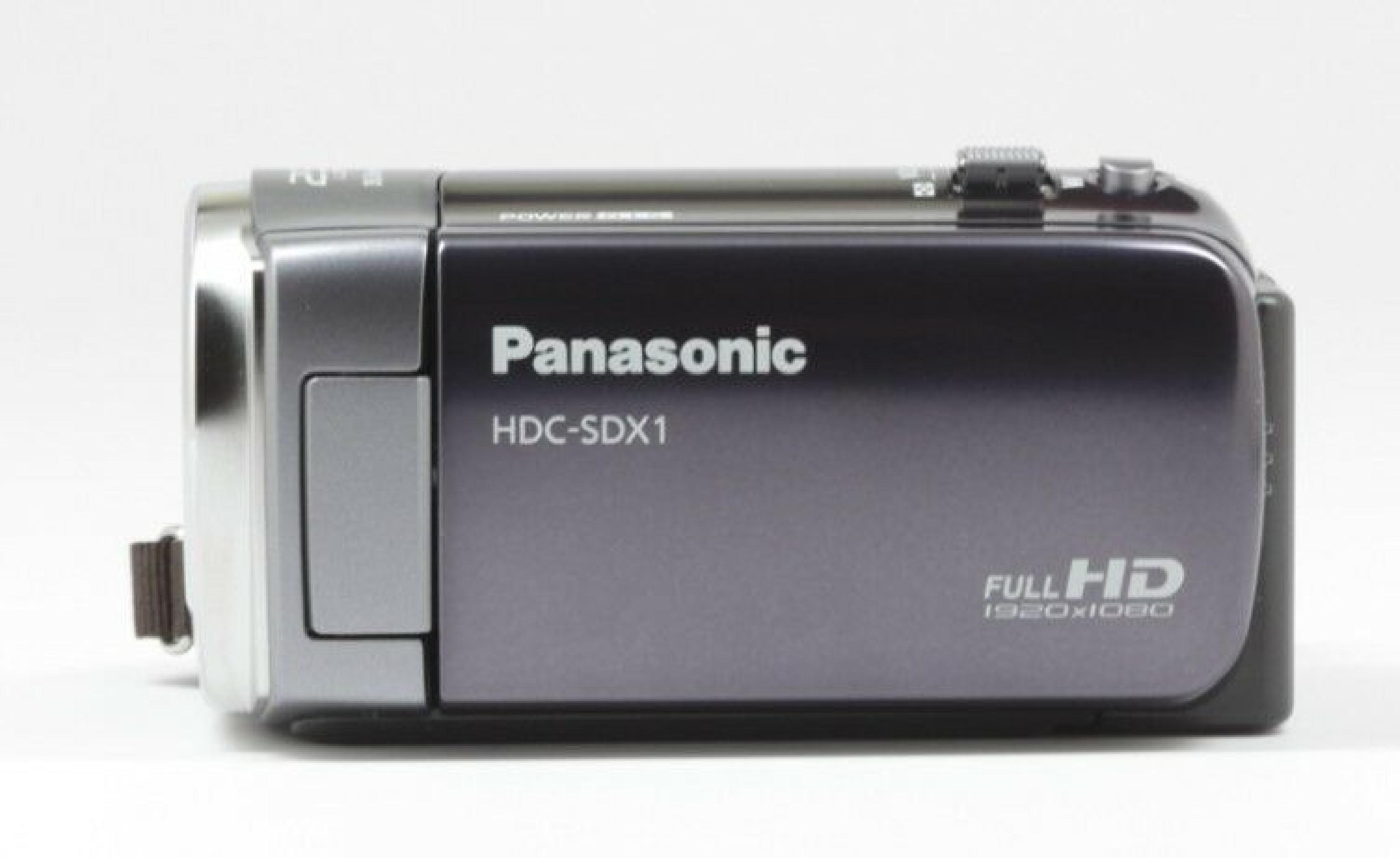 PANASONIC HDC-SDX1 OPEN BOX HD CAMCORDER WITH CHARGER BATTERY CABLES SOFTWARE AND MANUALS - BODY ONLY NO ACCESSORIES