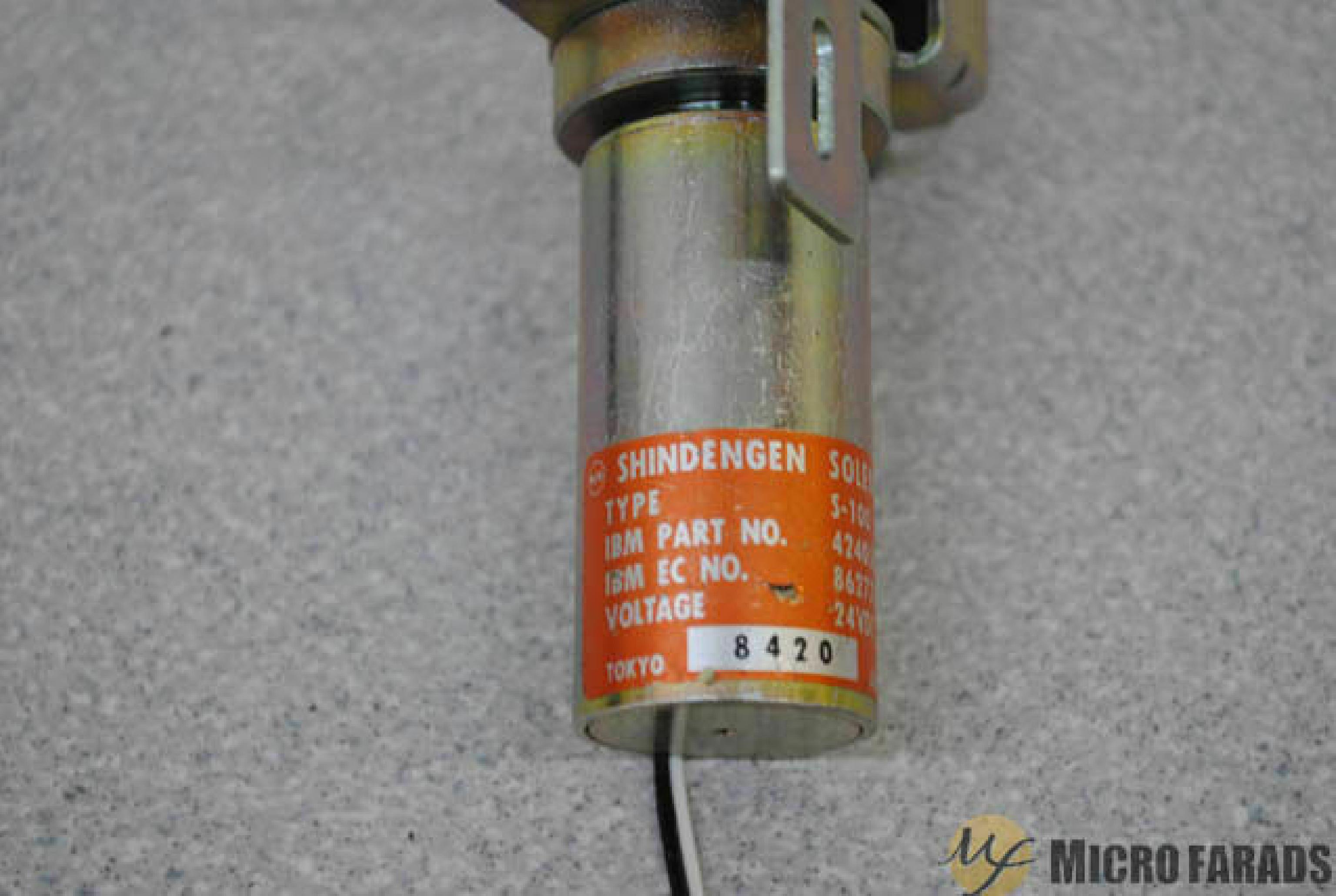 SHINDENGEN SOLENOID S-100 24VDC SOLENOID FOR IBM 8 INCH FLOPPY