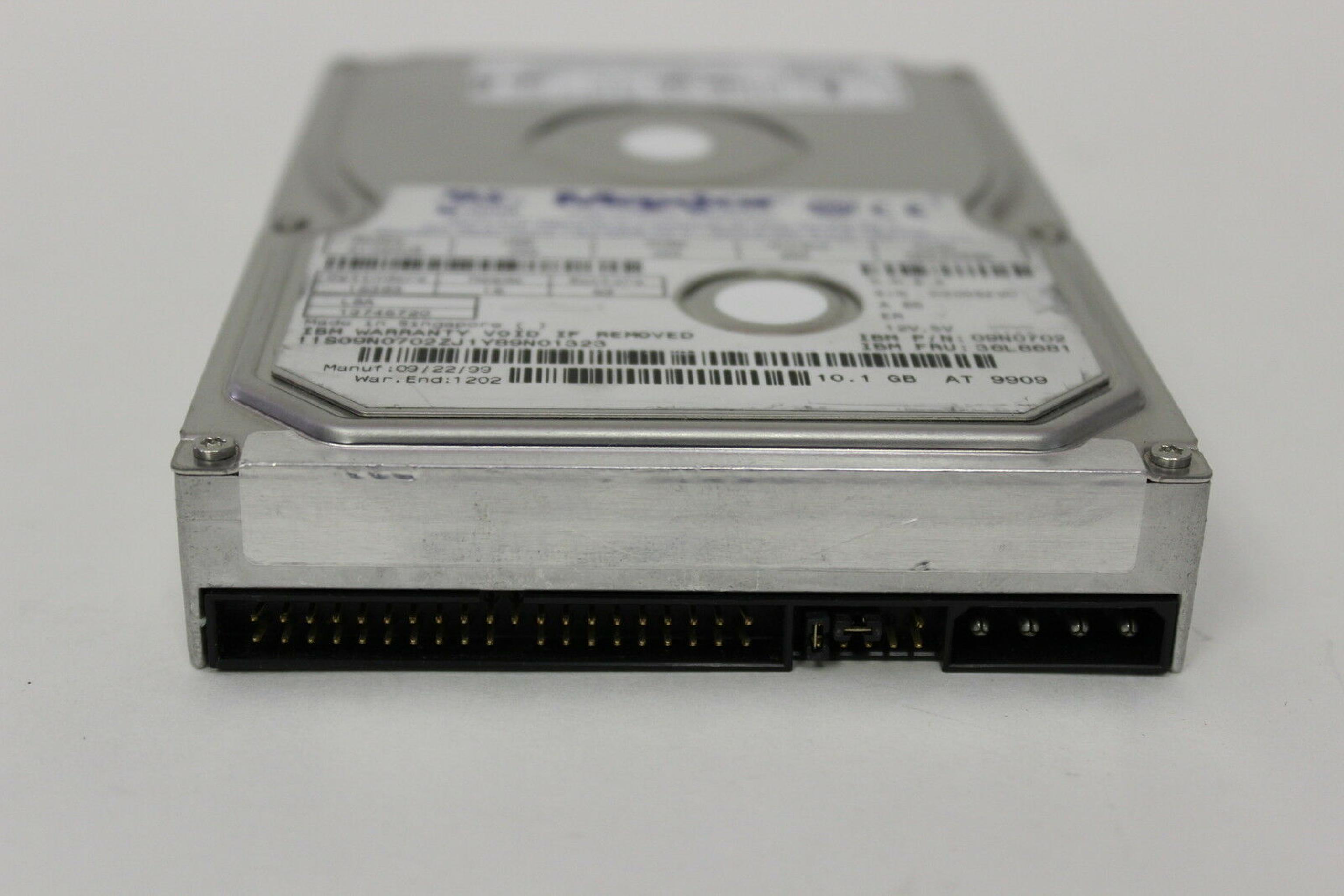 IBM 36L8681 10GB IDE DRIVE HDA 02A PCBA 03A UNIQUE 22A CODE FA520660 LBA 19746720