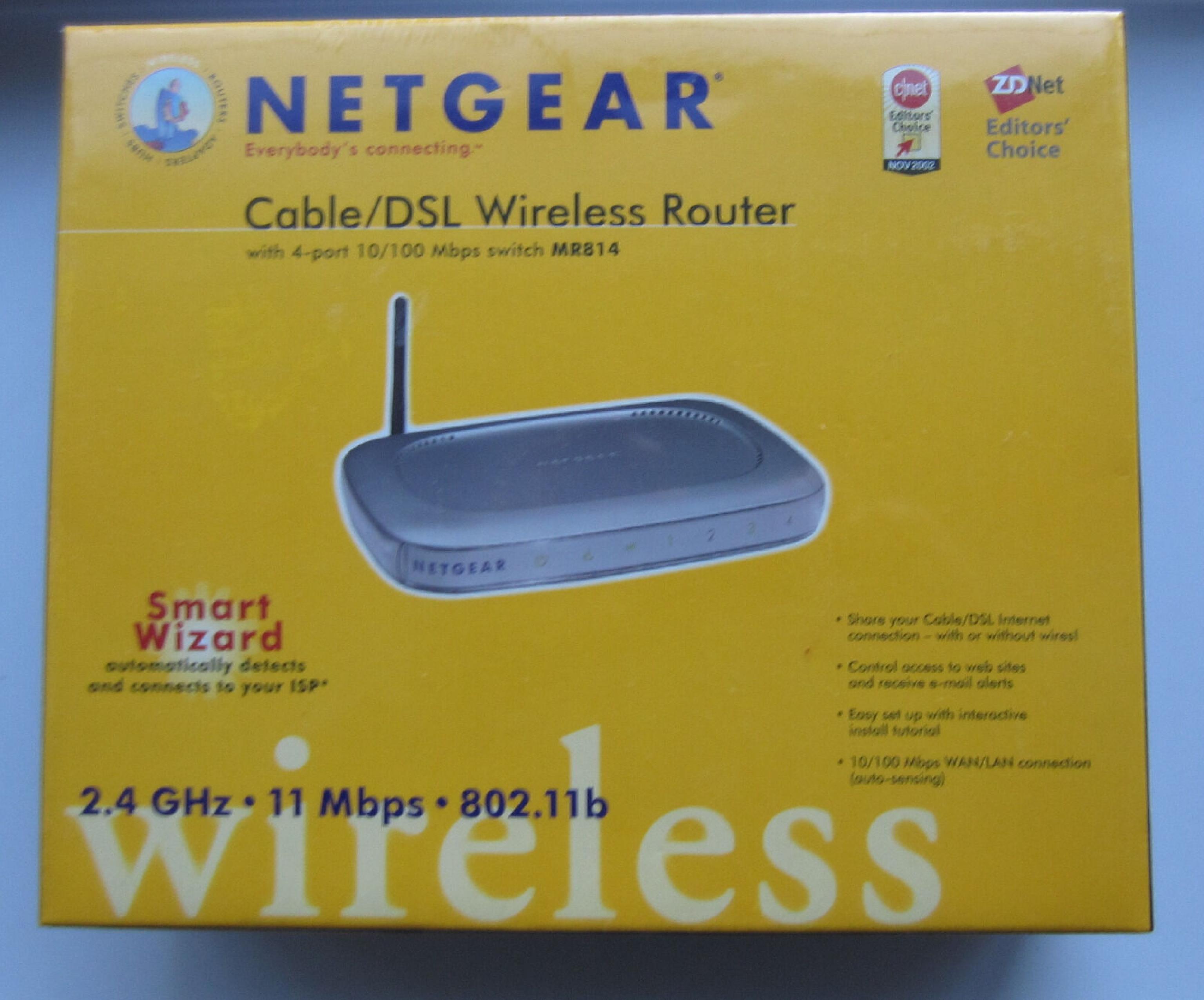 NETGEAR MR814V2 WIRELESS ROUTER 4 PORT