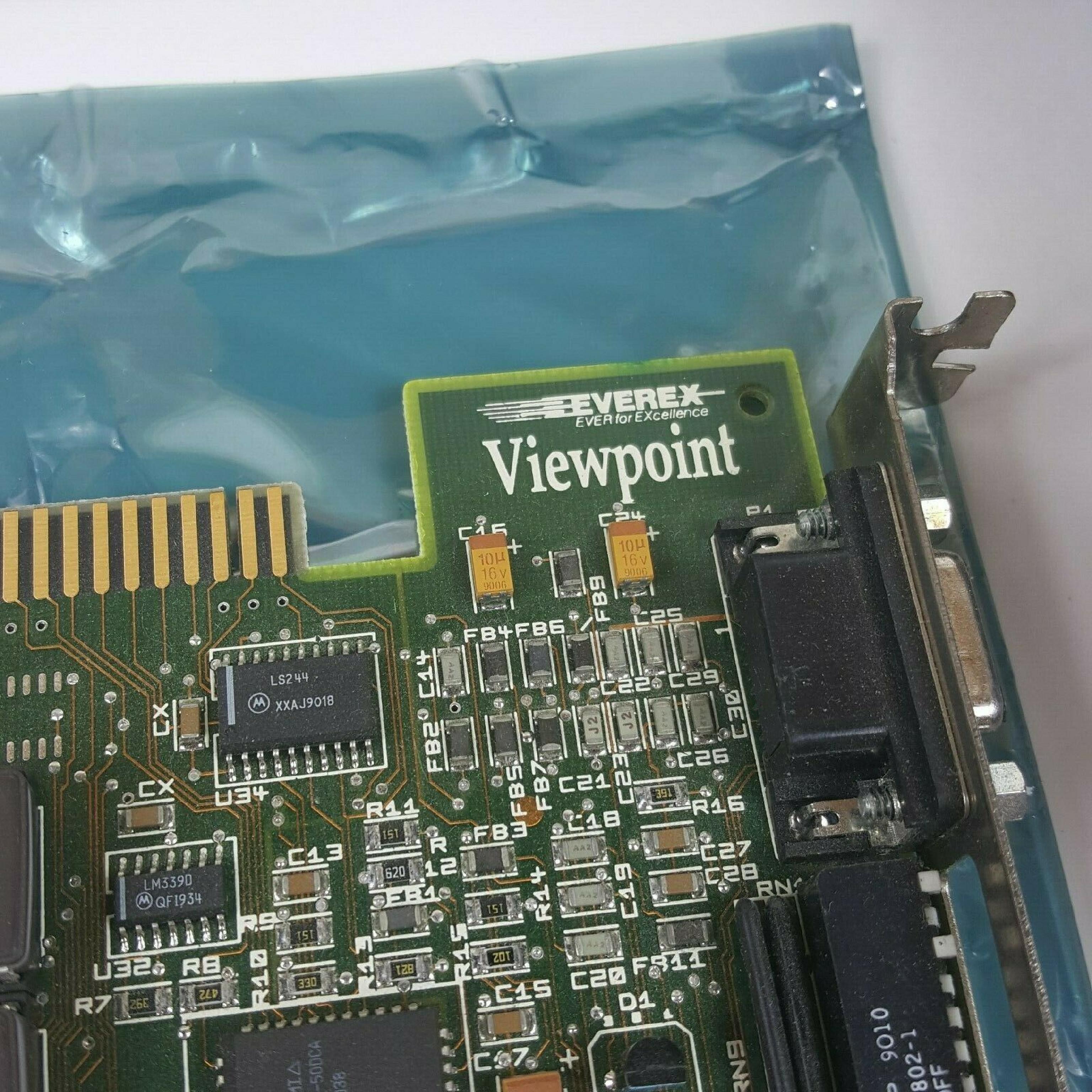 EVEREX EV678 TESTED GOOD, 16BIT ISA VGA, MGP, CGA, EGA VIDEO CARD