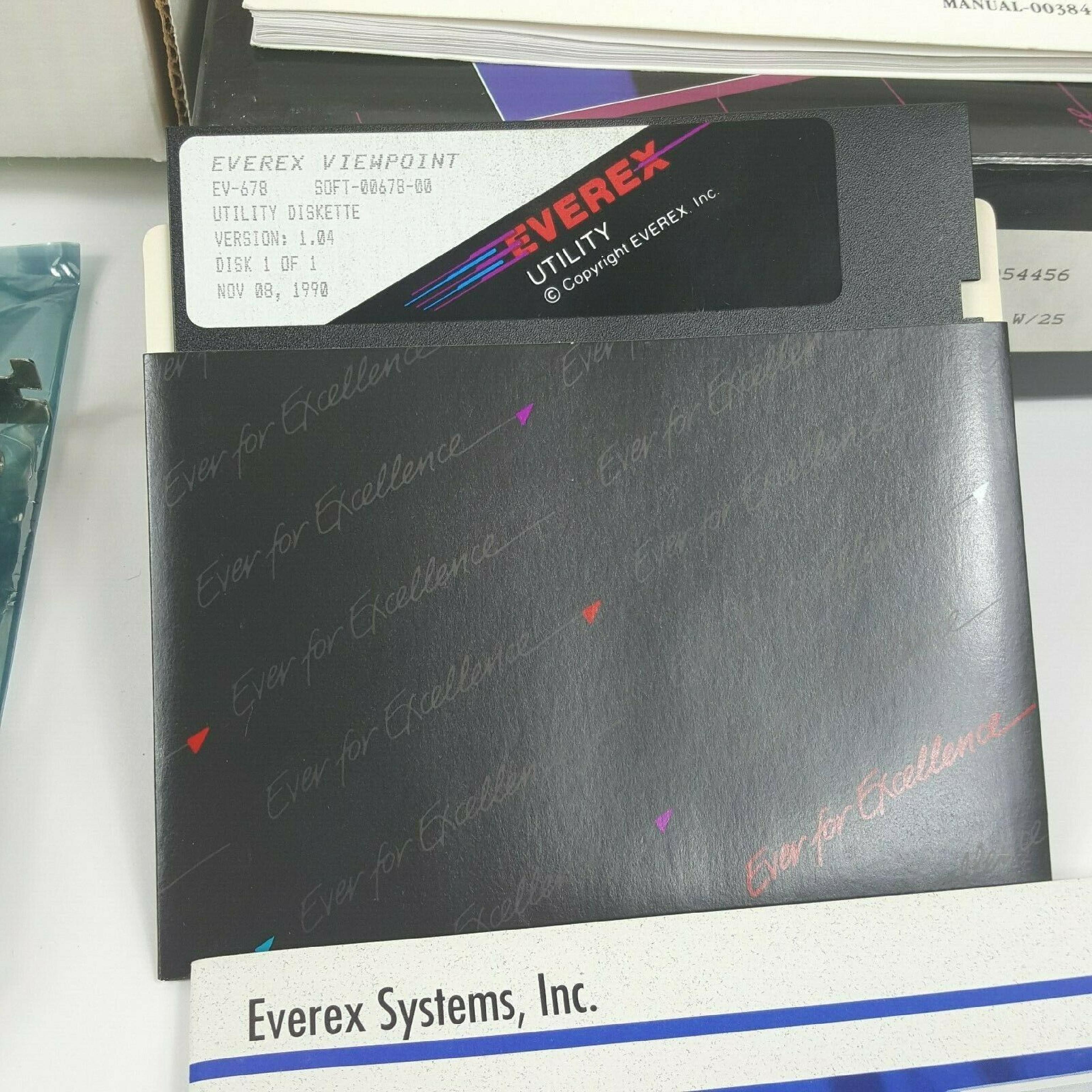 EVEREX EV678 TESTED GOOD, 16BIT ISA VGA, MGP, CGA, EGA VIDEO CARD