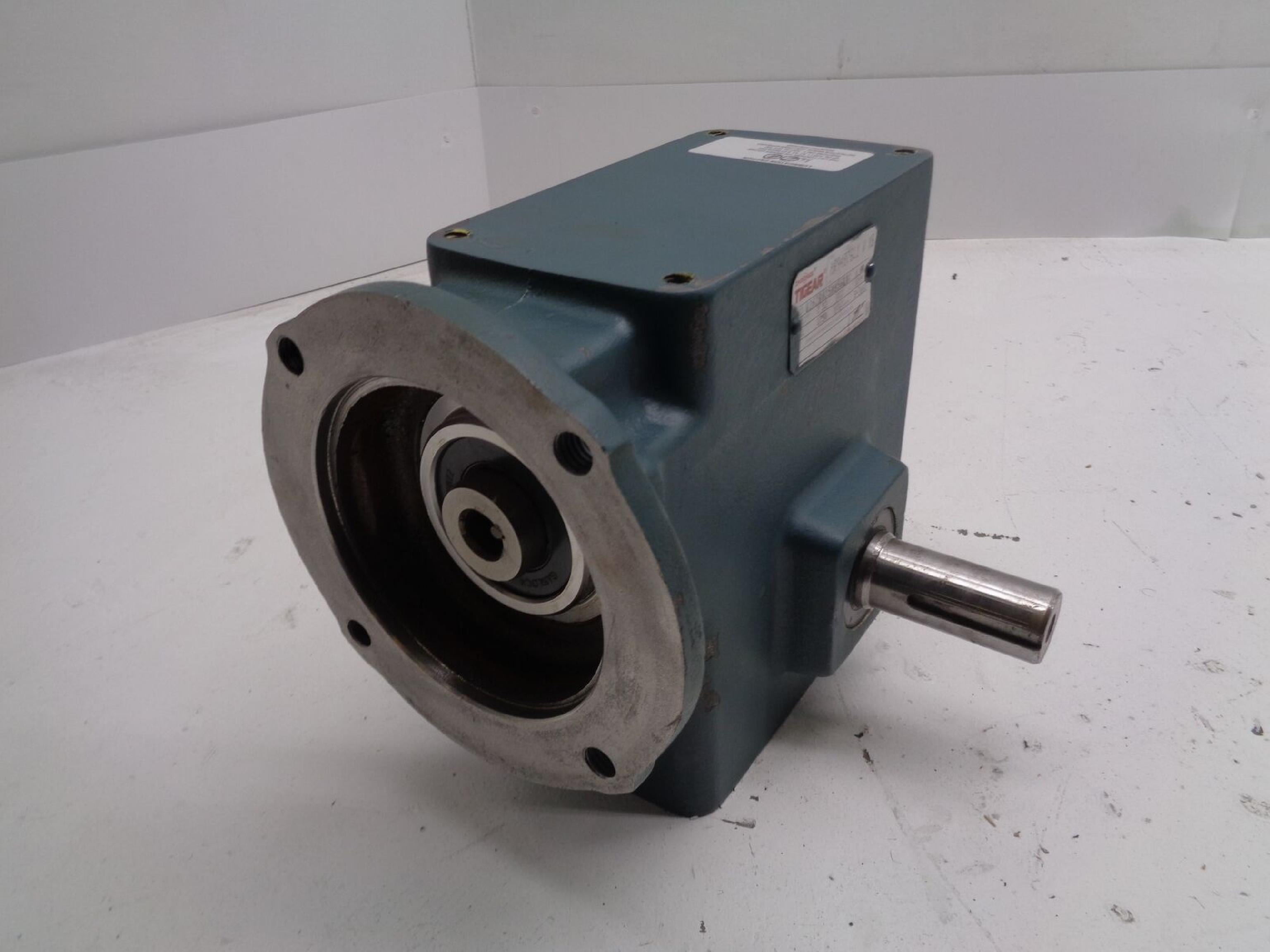 DODGE Q262B025M056L1 RIGHT ANGLE GEAR REDUCER 25:1 RATIO, 1750 INPUT RPM, OUTPUT TORQUE - 1099, MAX HP - 1.52, LUBRICATION - E-3661, SERVICE FACTOR 1.00