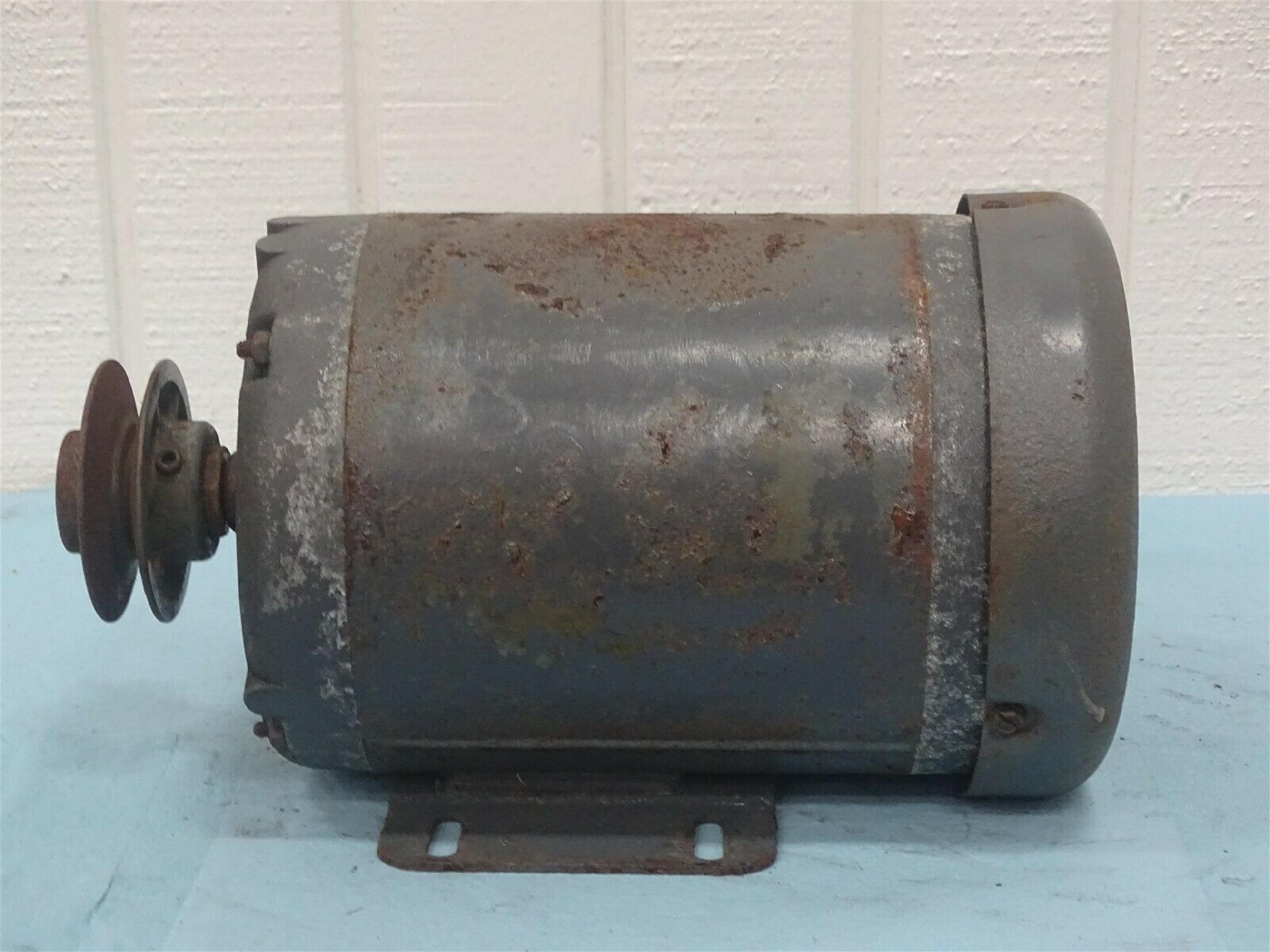 BALDOR M3554 3 PHASE INDUSTRIAL MOTOR; 1.5 HP; 1725 RPM; 208-230/460V; 60HZ; 5.3-5/2.5A;FRAME-56