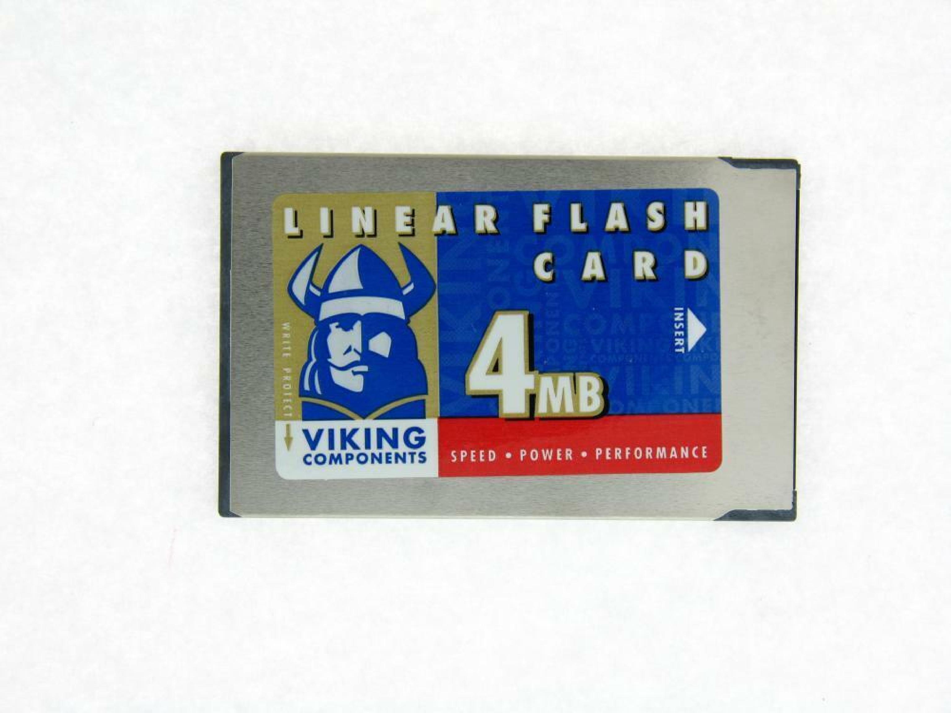 VIKING COMPONENTS LINEAR FLASH CARD 20MB LINEAR FLASH CARD