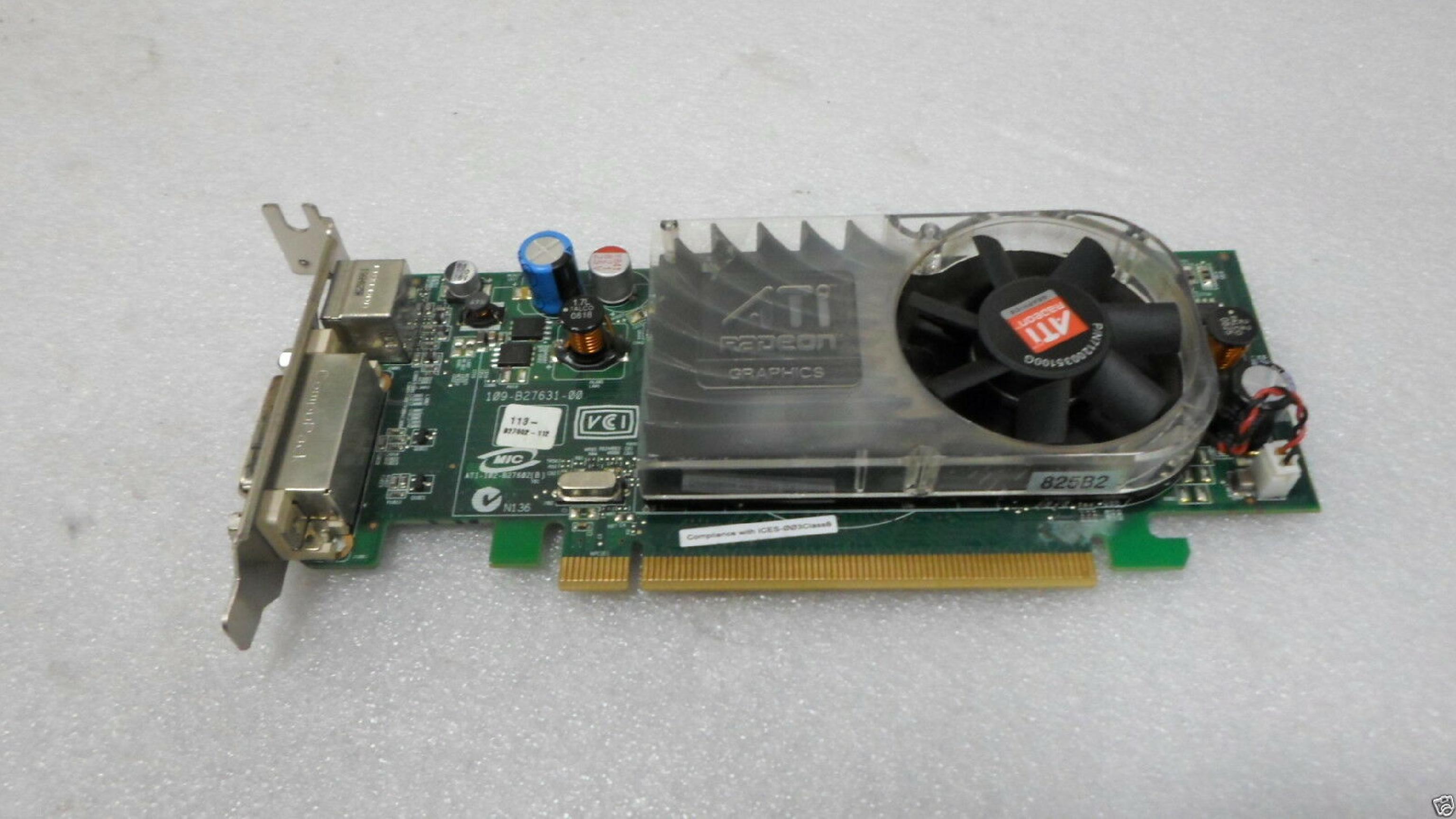 ATI 0XX355 256MB X2400 RADEON PRO DMS-59 AND SVIDEO OUTPUTS PCI-E VIDEO CARD