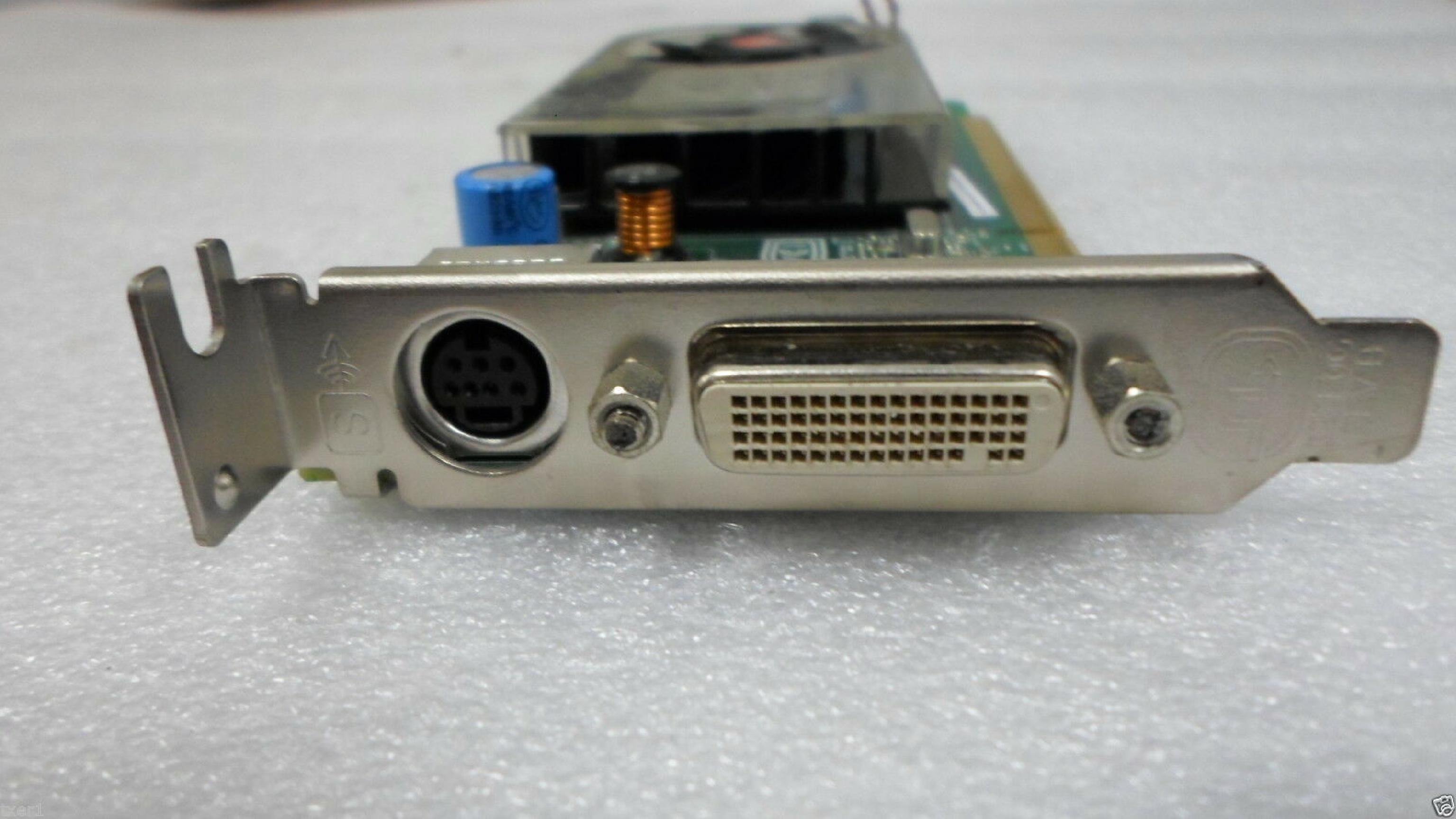 ATI 0XX355 256MB X2400 RADEON PRO DMS-59 AND SVIDEO OUTPUTS PCI-E VIDEO CARD