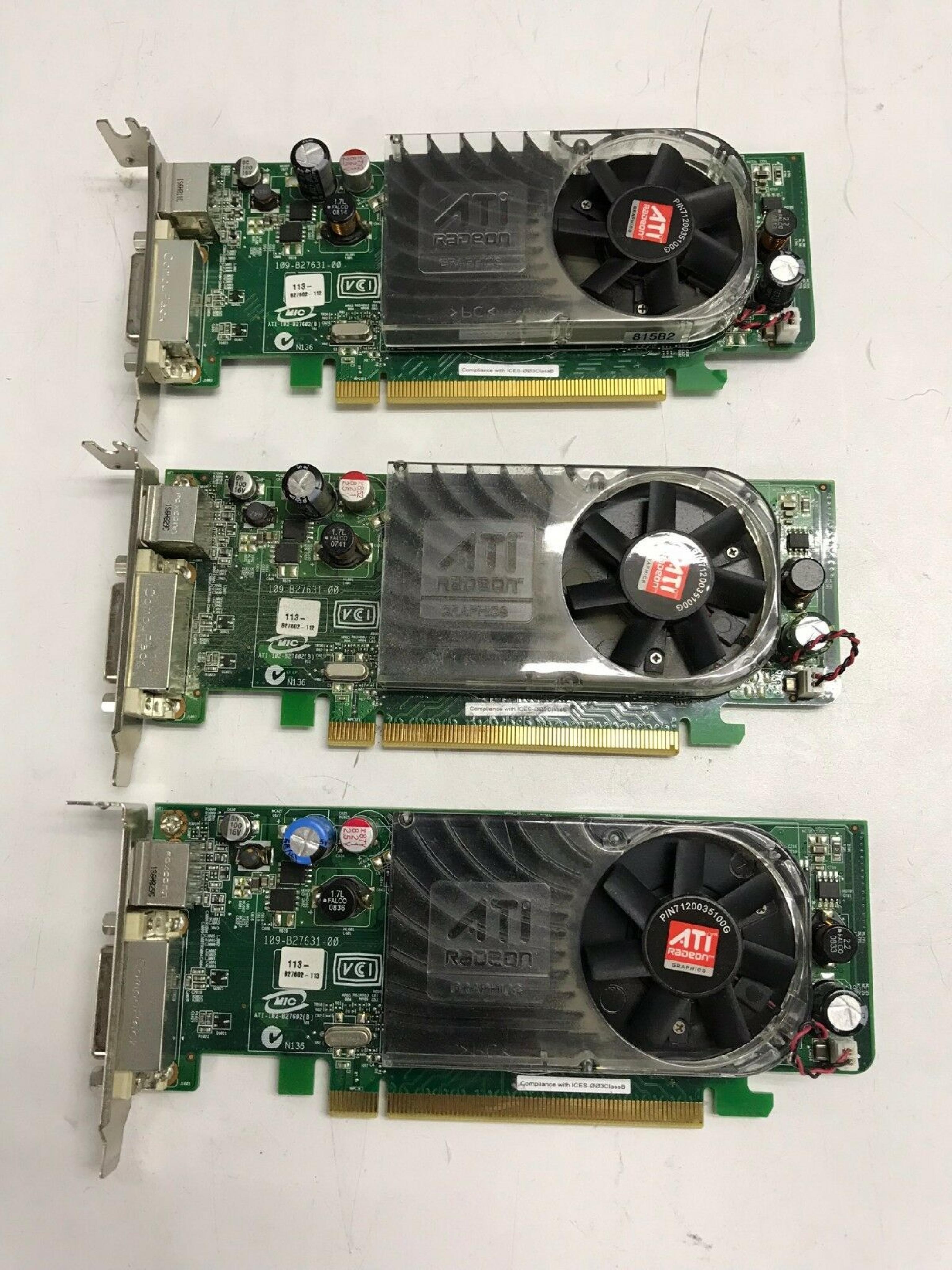 ATI 0XX355 256MB X2400 RADEON PRO DMS-59 AND SVIDEO OUTPUTS PCI-E VIDEO CARD