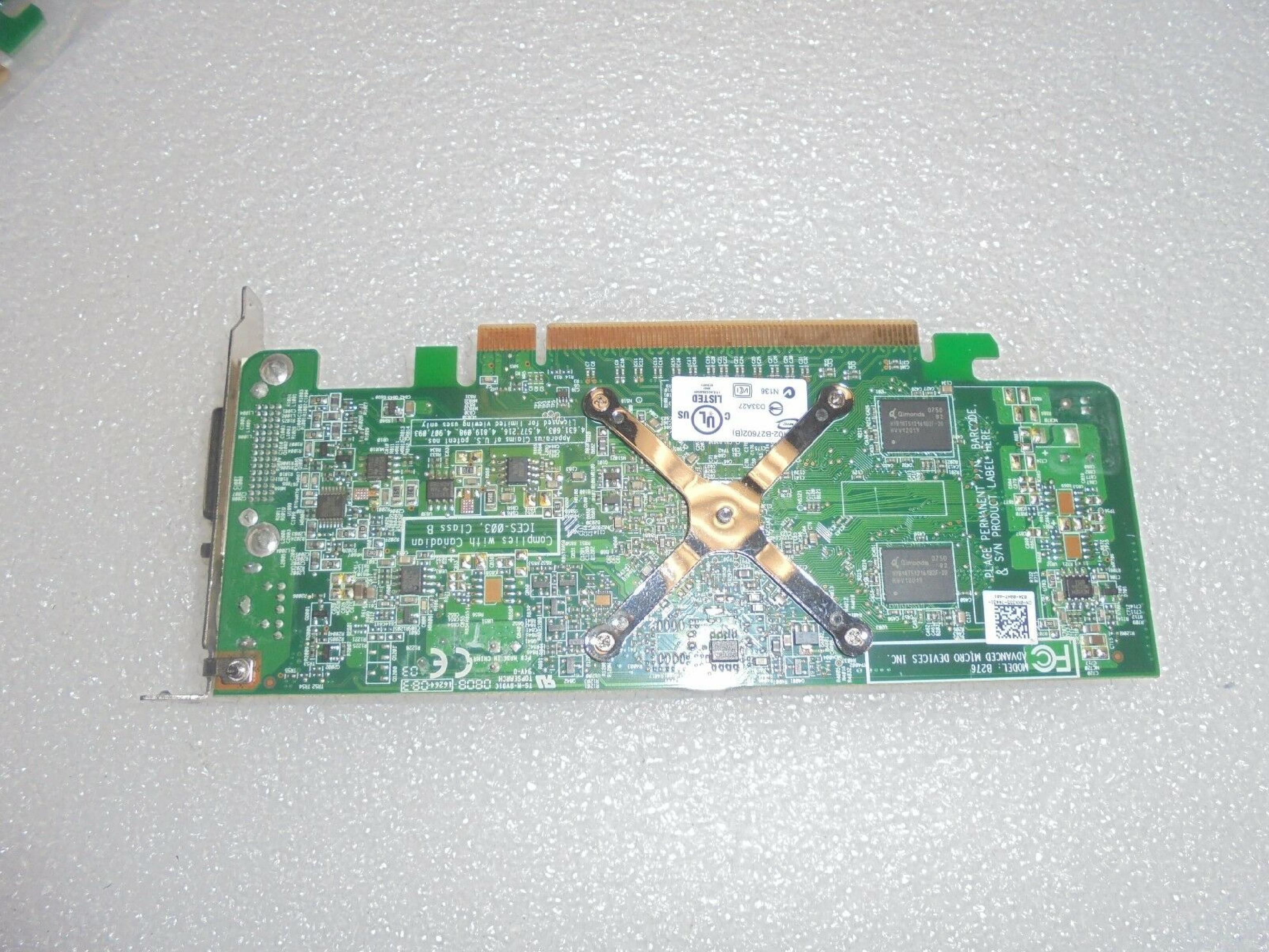 ATI 0XX355 256MB X2400 RADEON PRO DMS-59 AND SVIDEO OUTPUTS PCI-E VIDEO CARD
