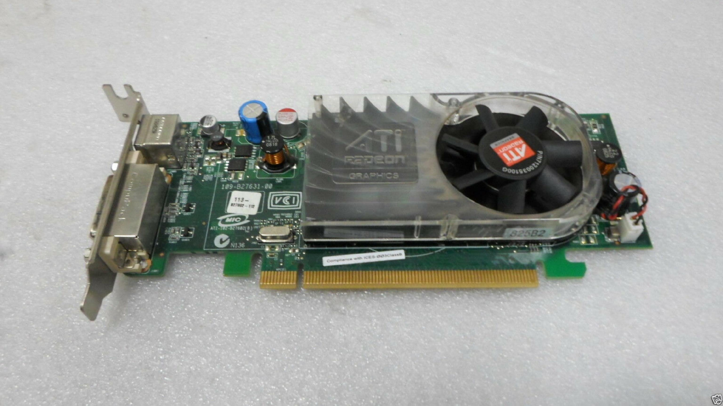 ATI 0XX355 256MB X2400 RADEON PRO DMS-59 AND SVIDEO OUTPUTS PCI-E VIDEO CARD