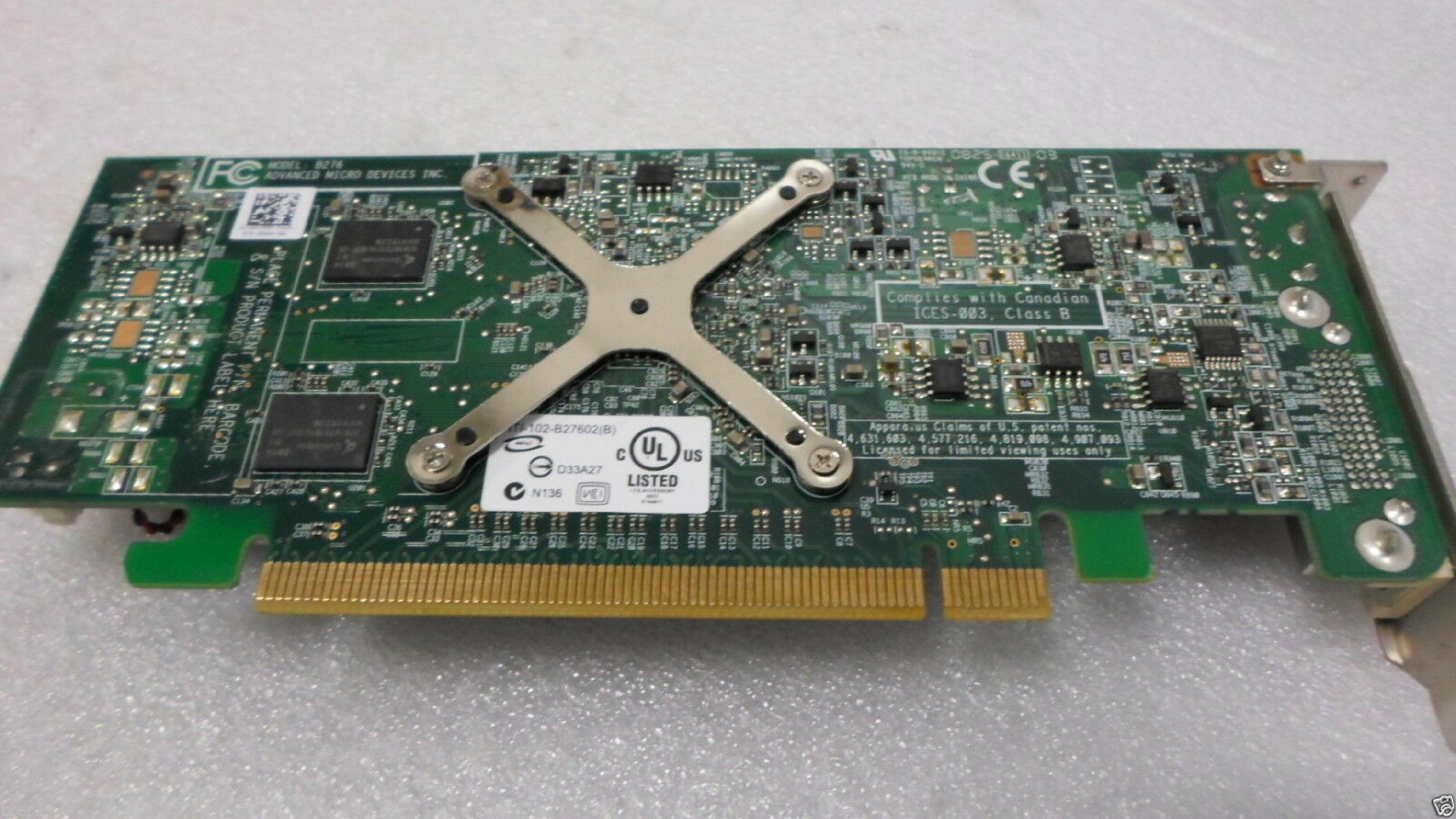 ATI 0XX355 256MB X2400 RADEON PRO DMS-59 AND SVIDEO OUTPUTS PCI-E VIDEO CARD
