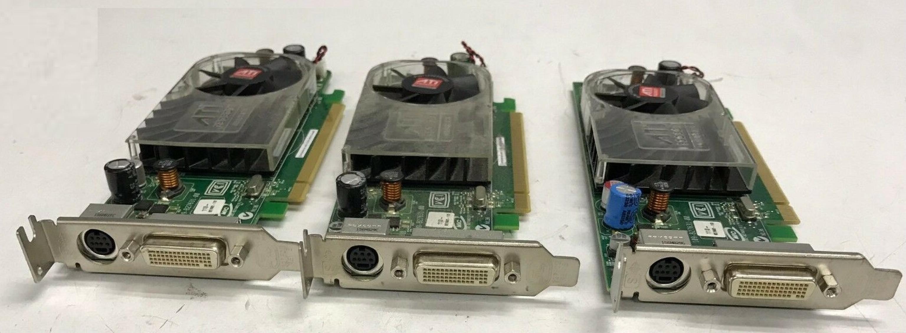 ATI 0XX355 256MB X2400 RADEON PRO DMS-59 AND SVIDEO OUTPUTS PCI-E VIDEO CARD