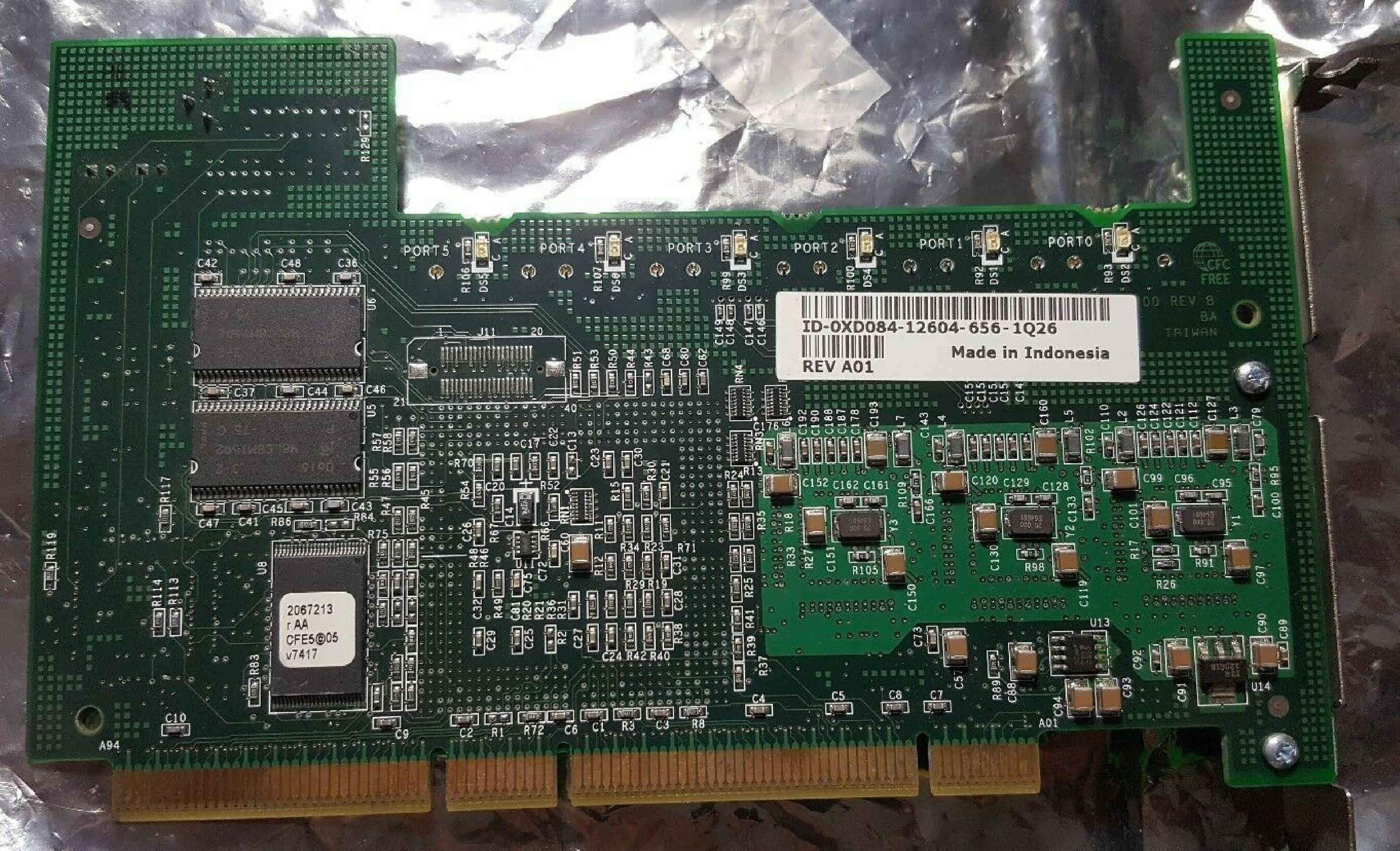 ADAPTEC 0XD084 6 PORT SATA RAID ADAPTER