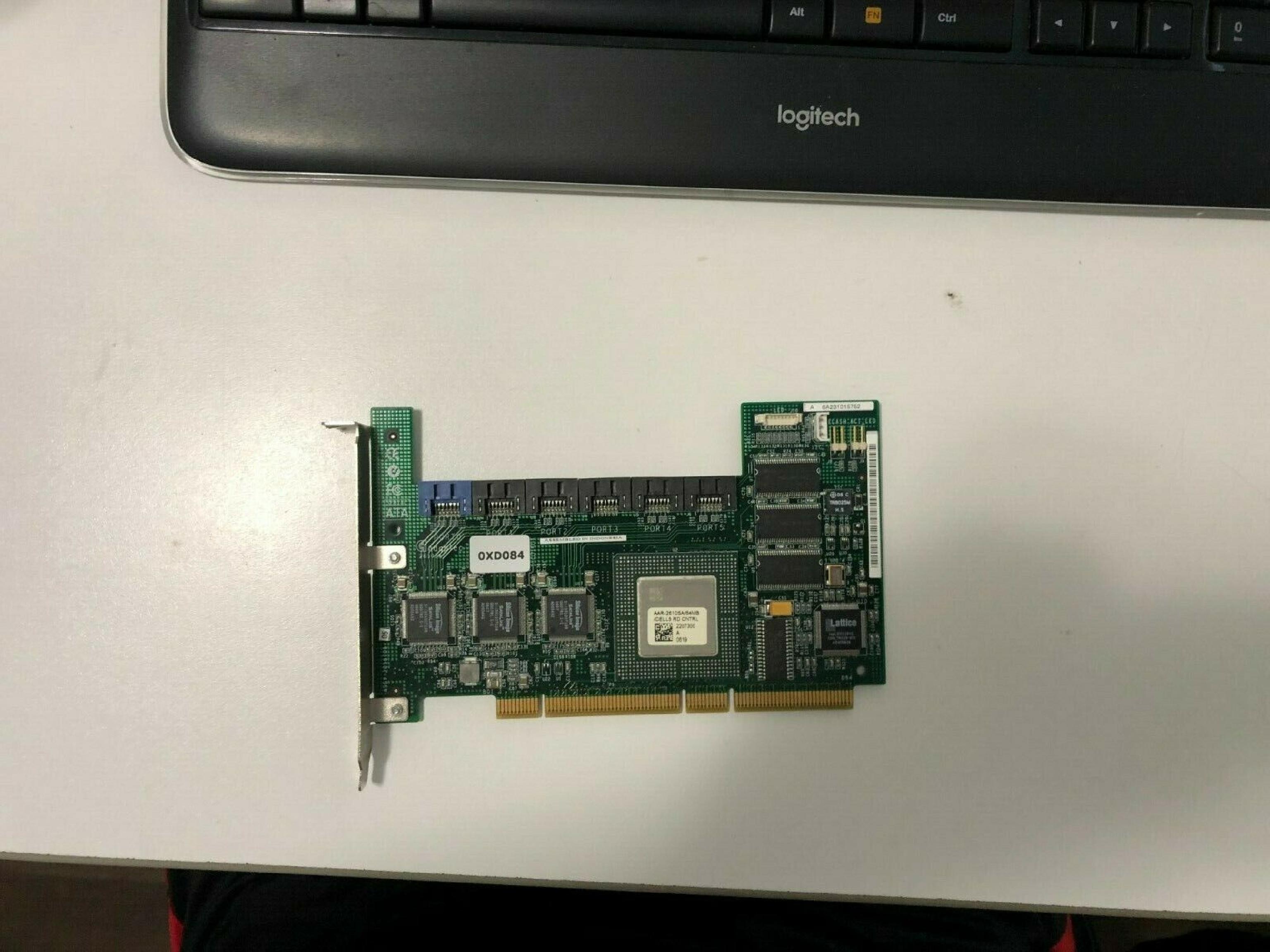 ADAPTEC AAR-2610SA/64MB/DELL5 6 PORT SATA RAID ADAPTER