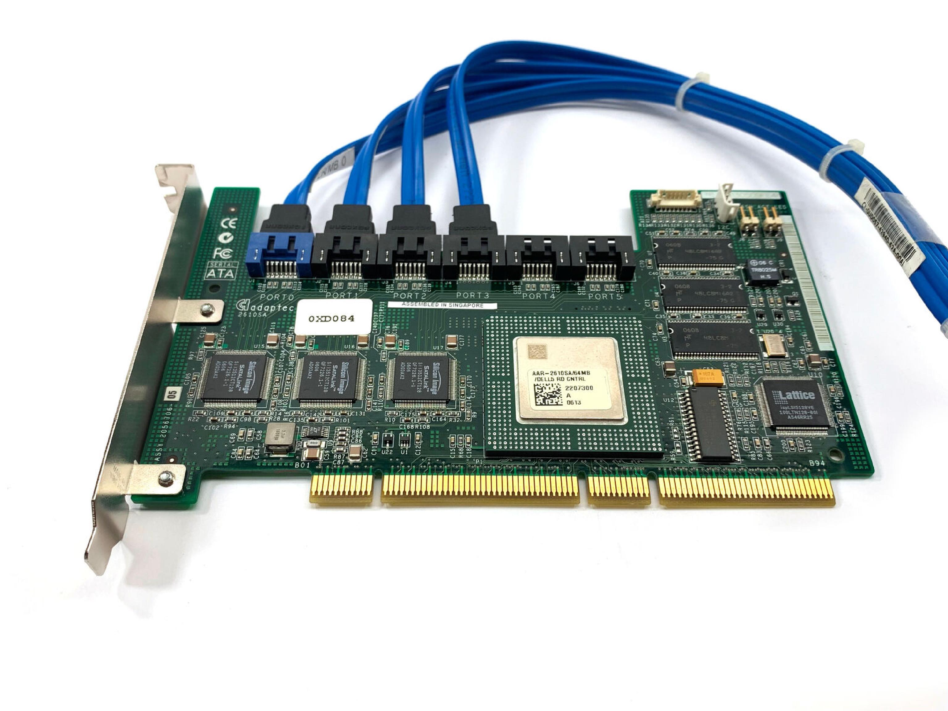 ADAPTEC AAR-2610SA 6 PORT SATA RAID ADAPTER